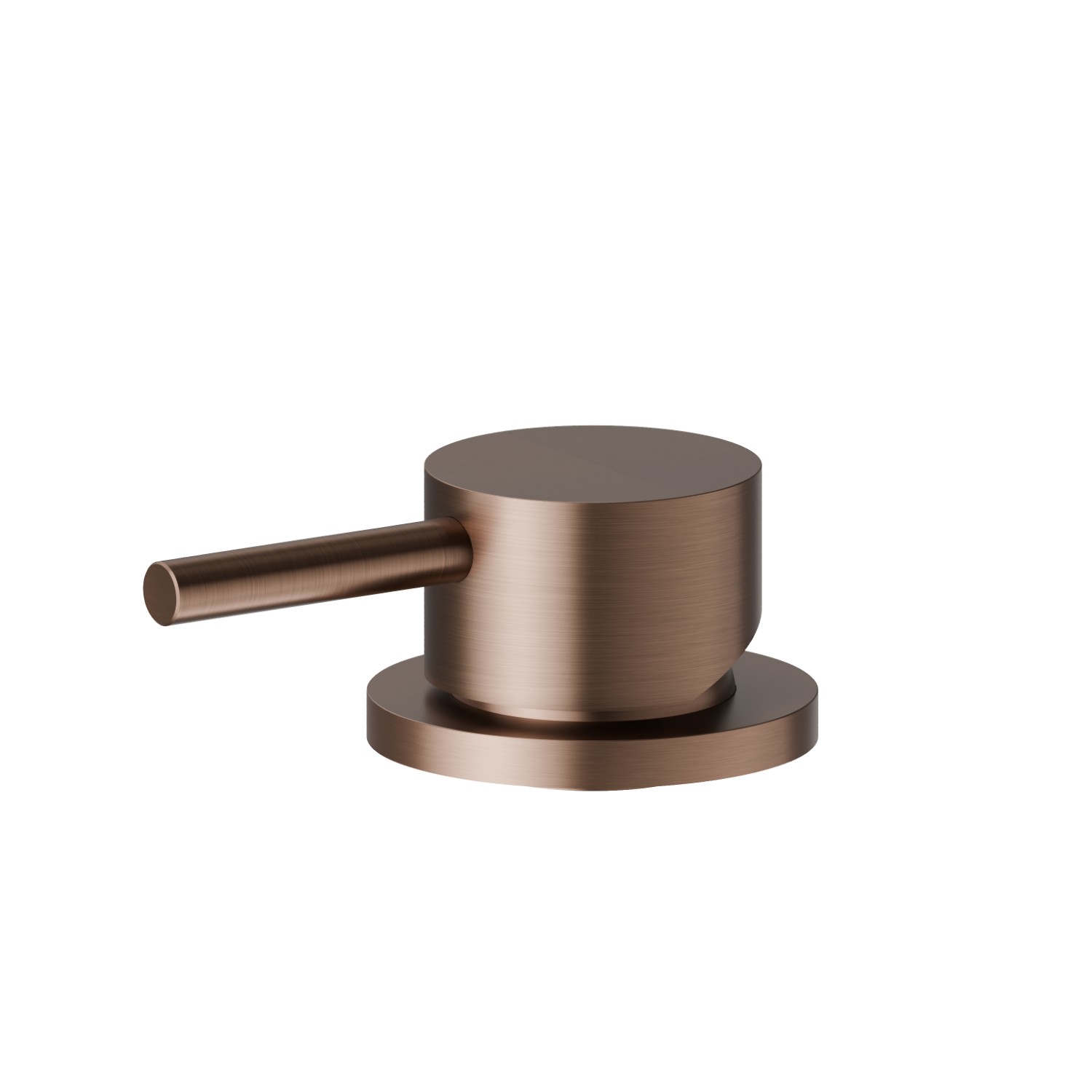 Commande mitigeur sur plan pour bec lavabo individuel - finition PVD Brushed Copper Bronze