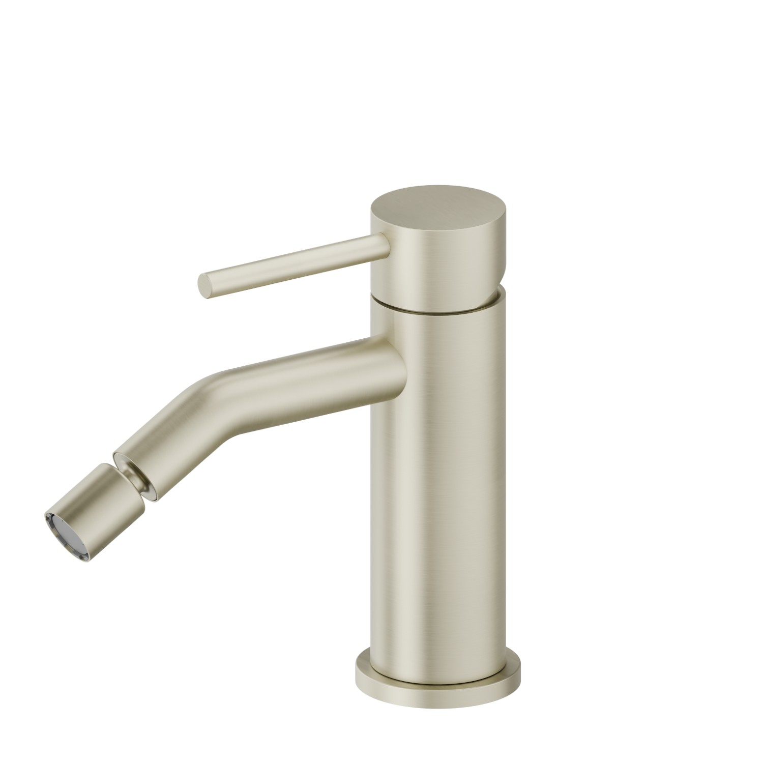Single lever bidet mixer - finish PVD Brushed Pale Gold