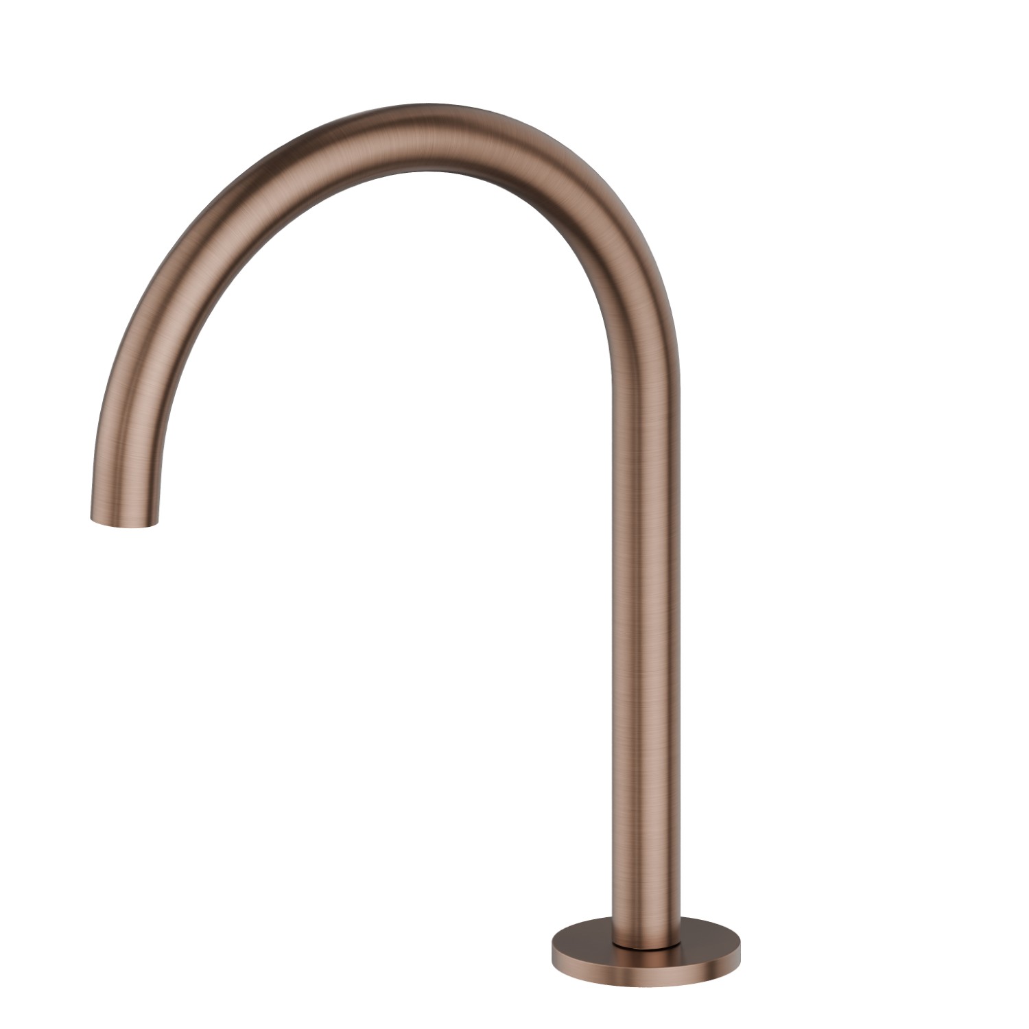 Auslauf für Aufsatzwaschtisch - oberfläche PVD  Copper Bronze gebürstet