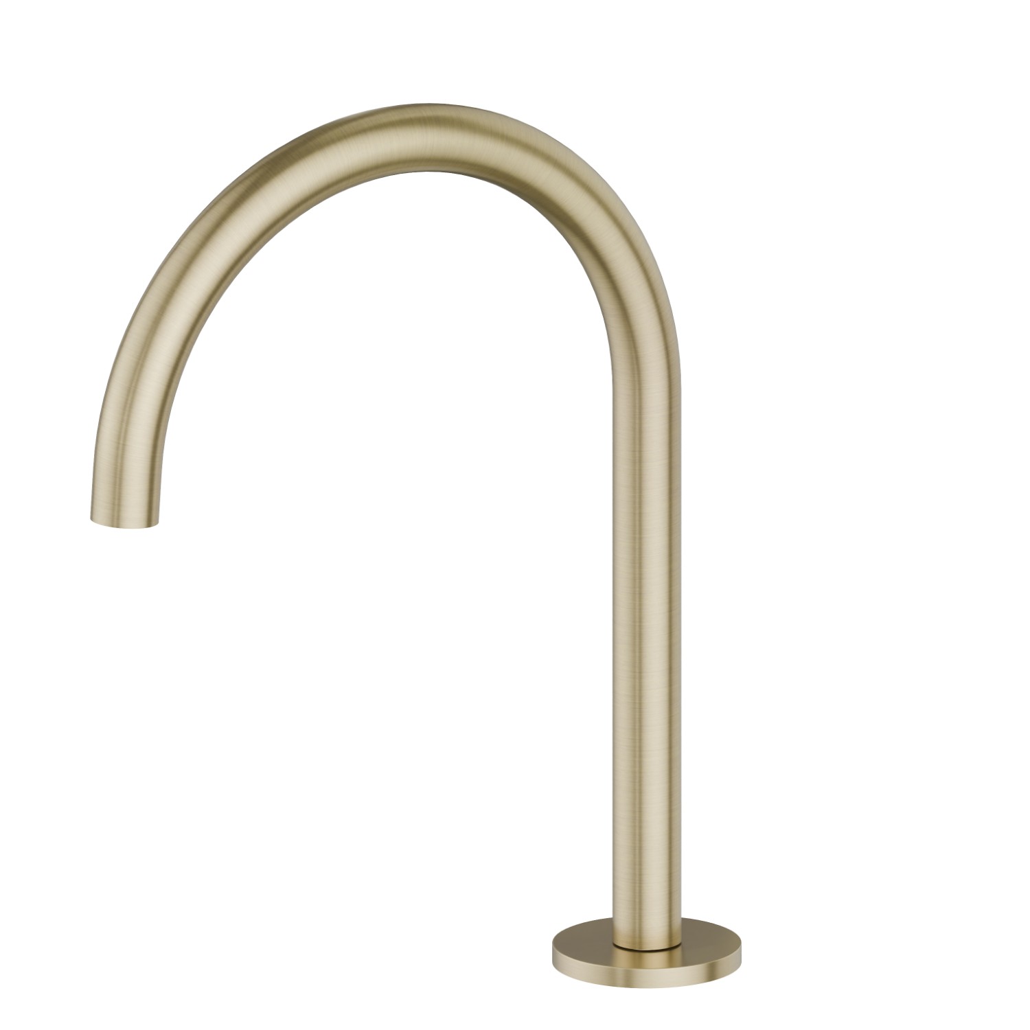 Deck-mounted washbasin spout - finish PVD Brushed Pale Gold