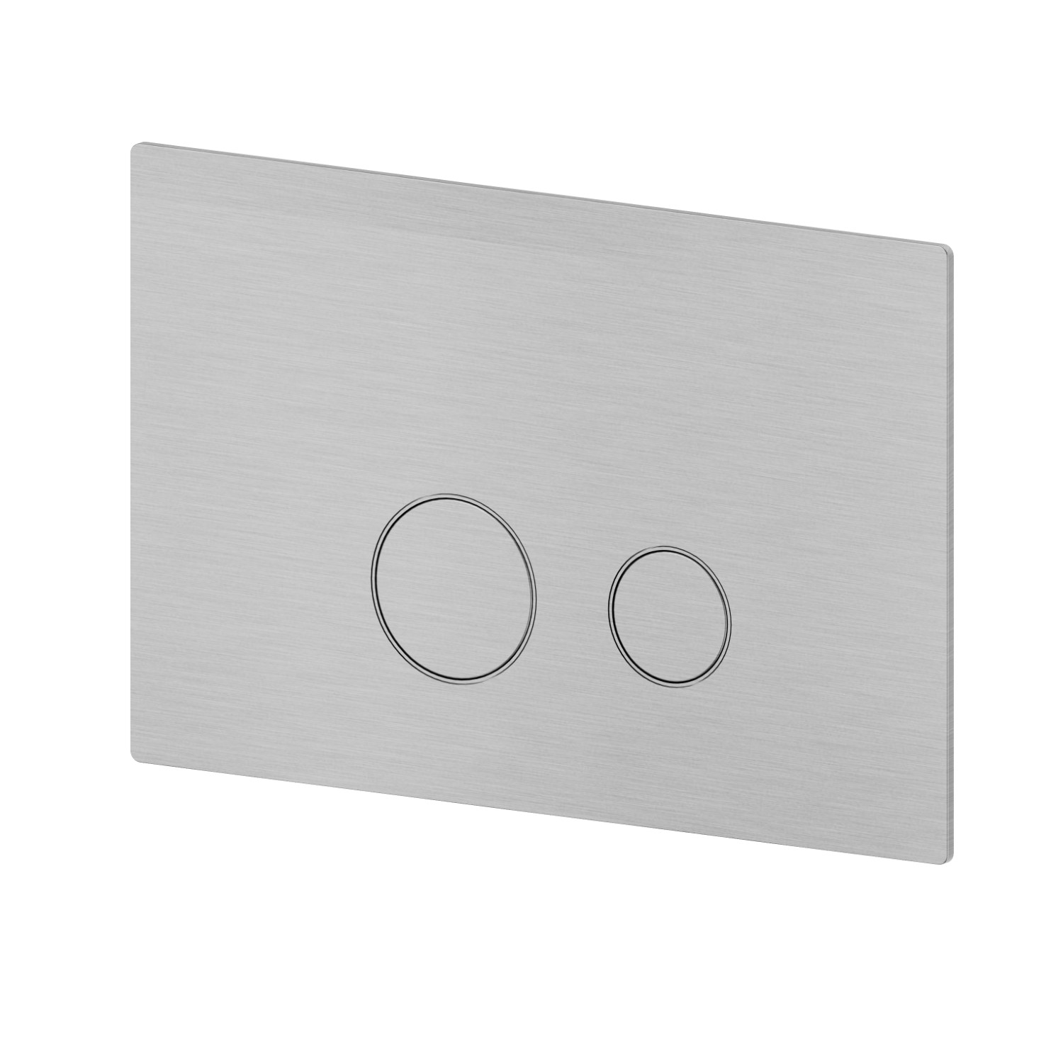 Placca comando wc - finitura Acciaio Inox