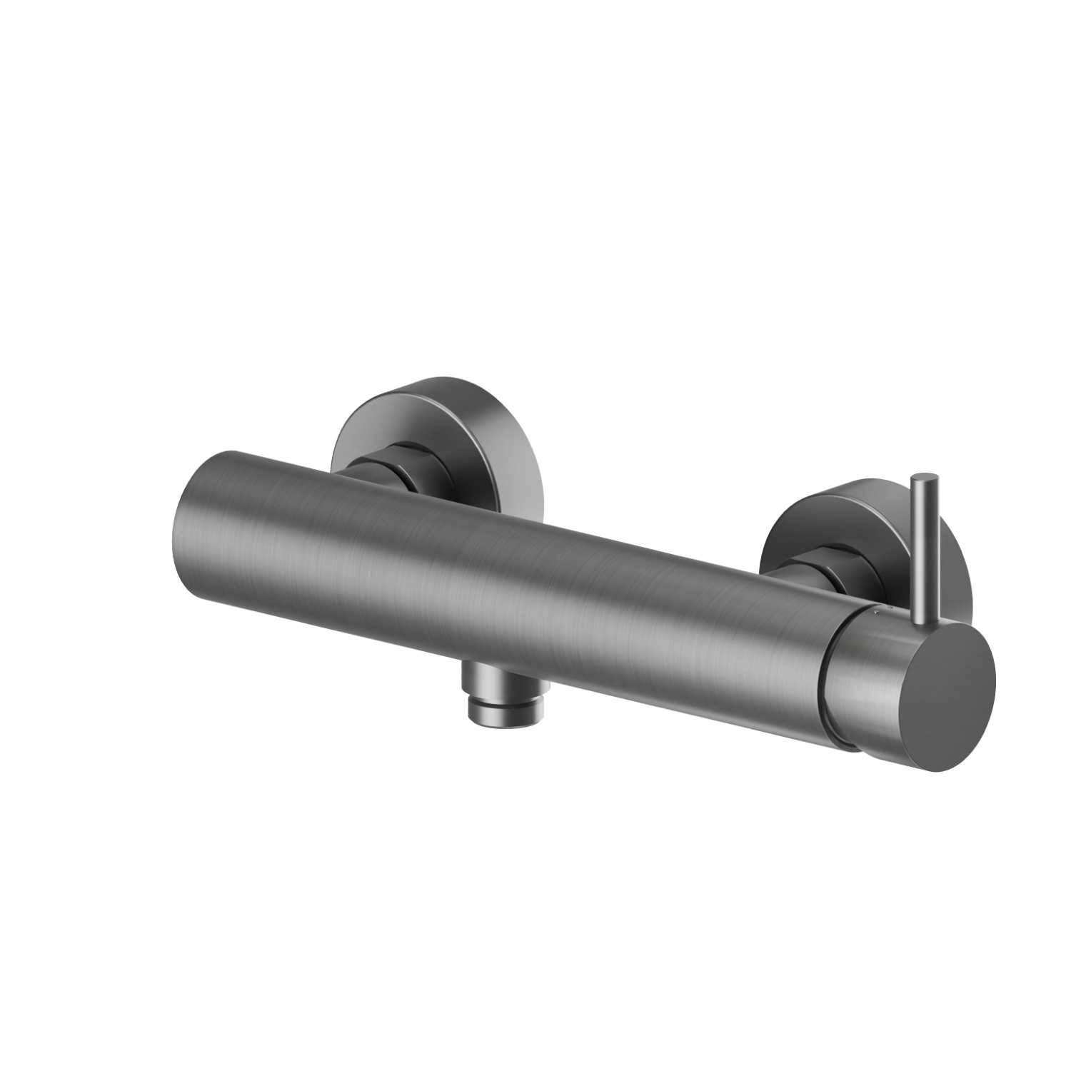 Mitigeur de douche mural en acier inox 304 - finition PVD Brushed Gun Metal