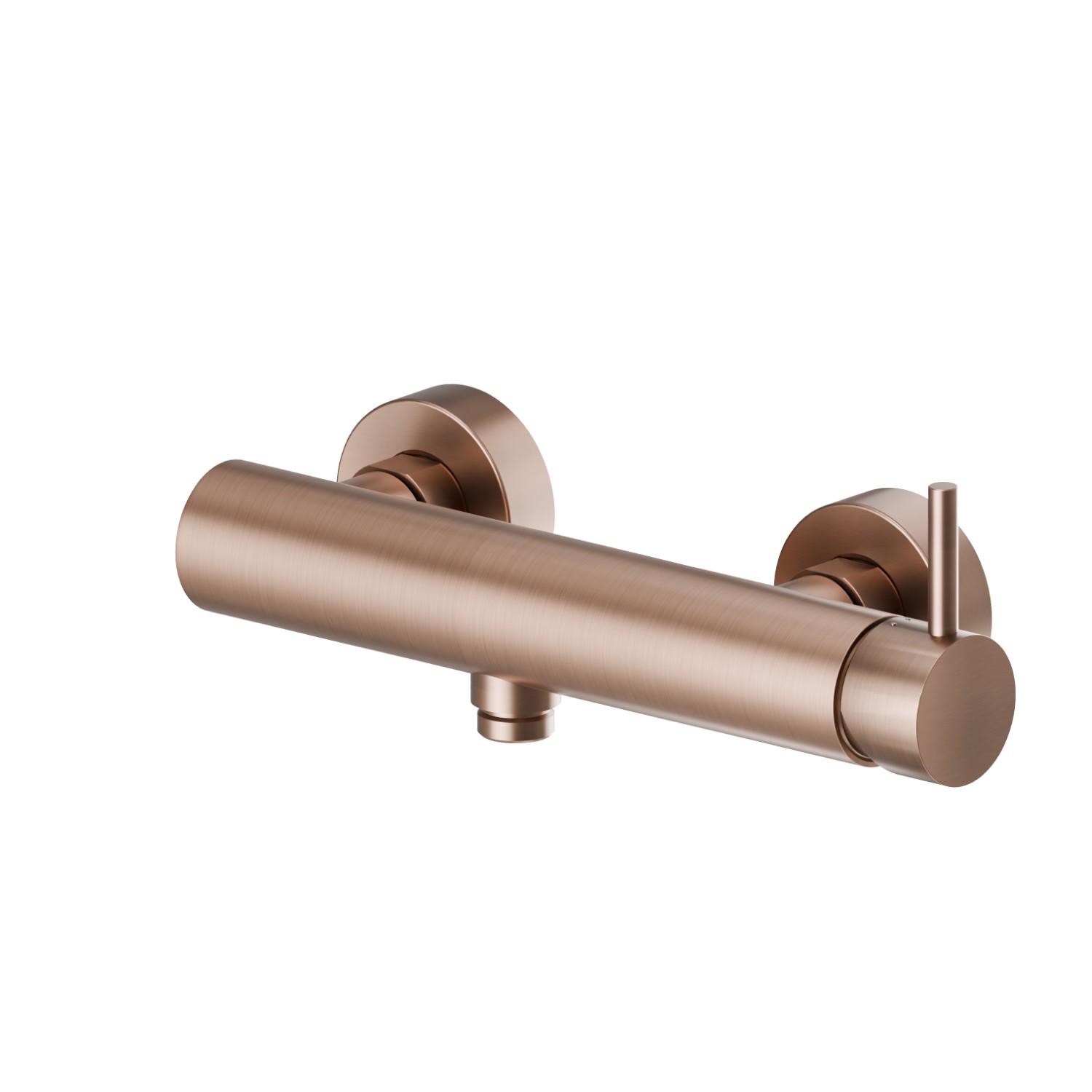 Miscelatore monocomando in acciaio inox 304 esterno doccia - finitura PVD Brushed Copper Bronze