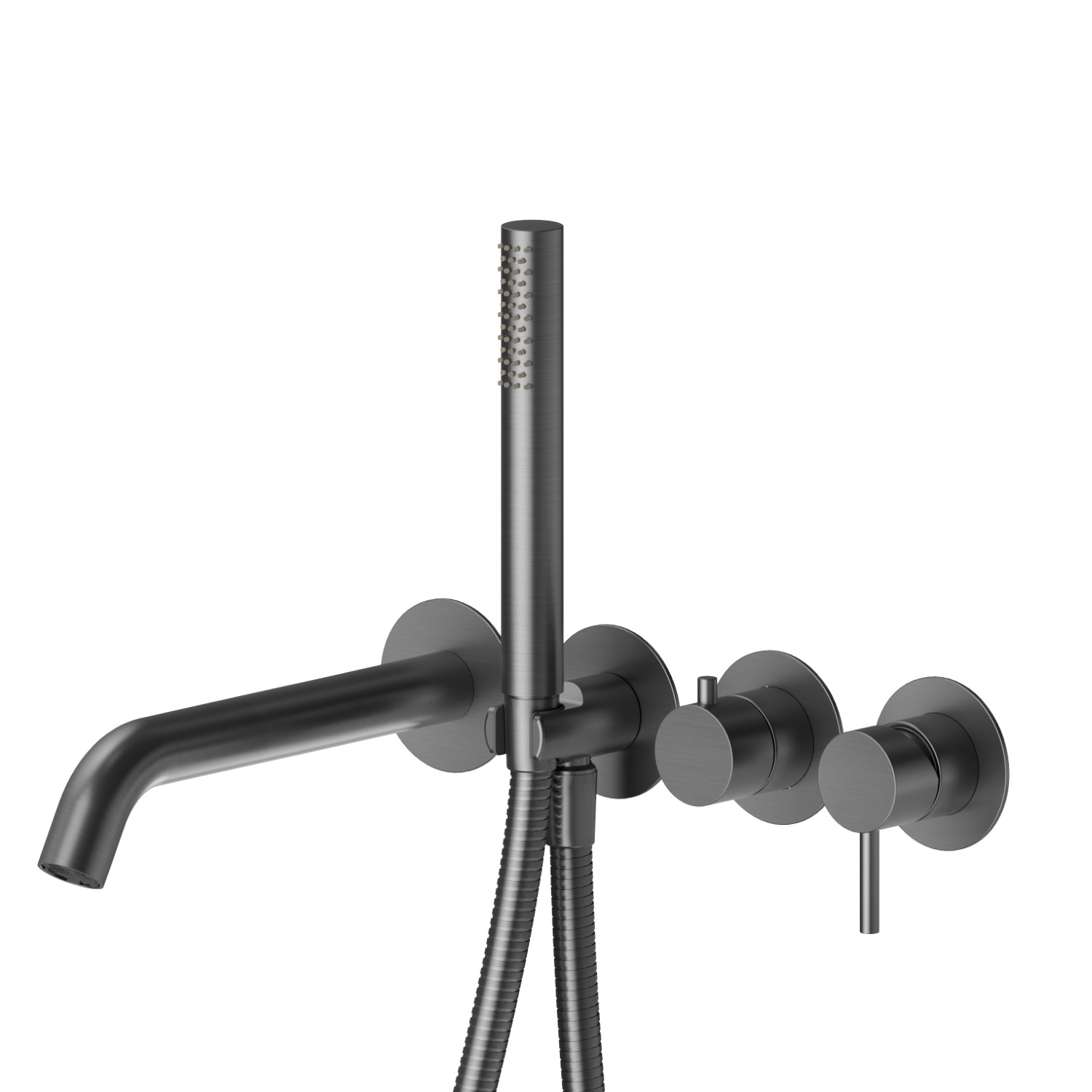 Bath group. Ø70 - finish PVD Brushed Gun Metal