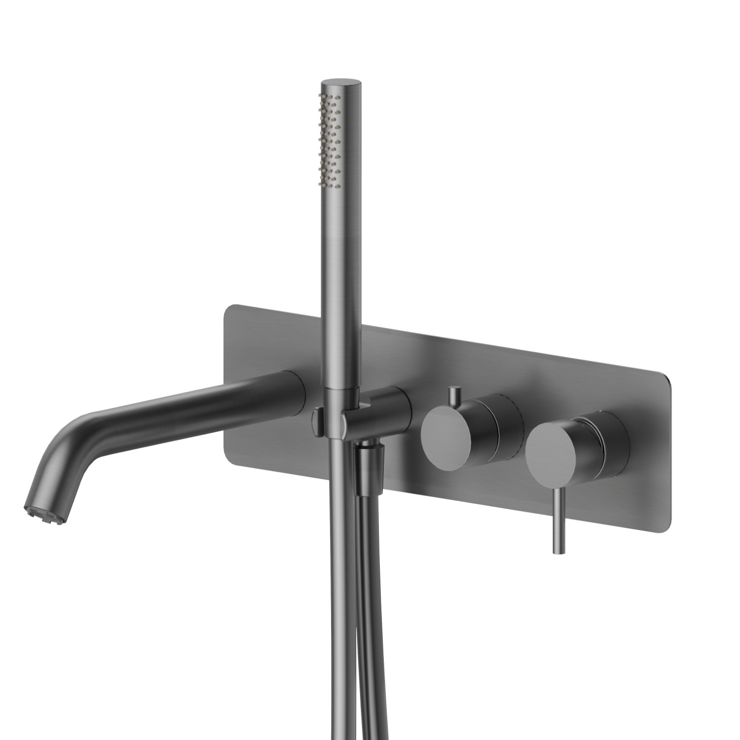Bath group - finish PVD Brushed Gun Metal