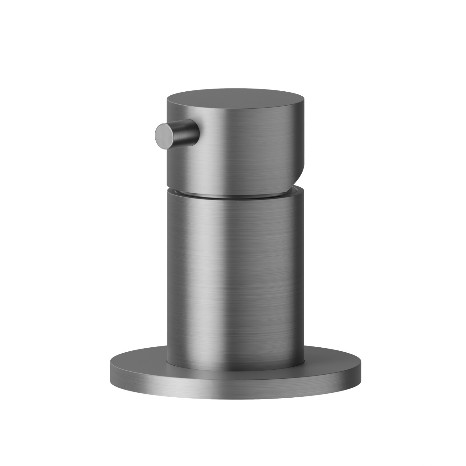 Diverter for deck-mounted set - finish PVD Brushed Gun Metal