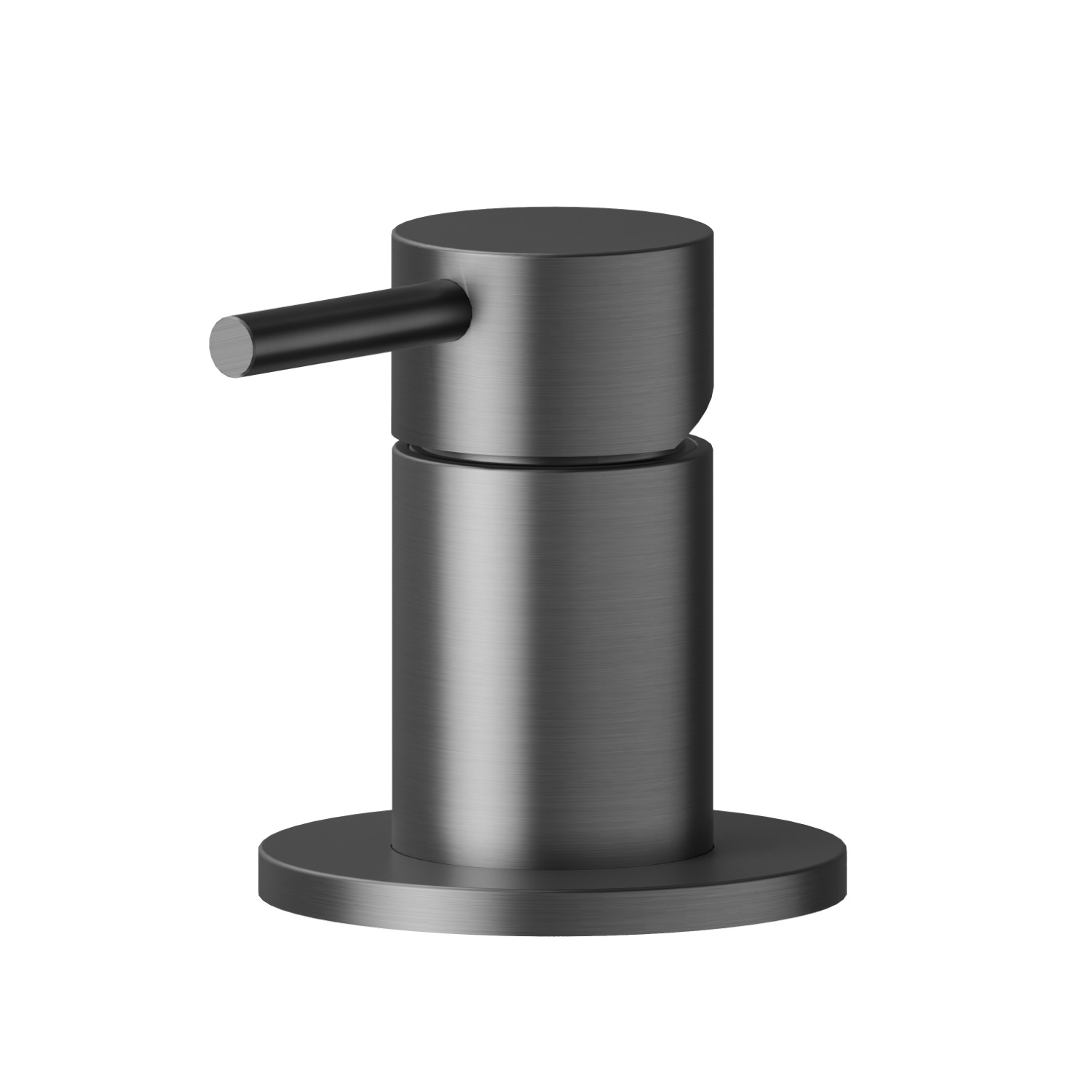 Deck-mounted mixer - finish PVD Brushed Gun Metal