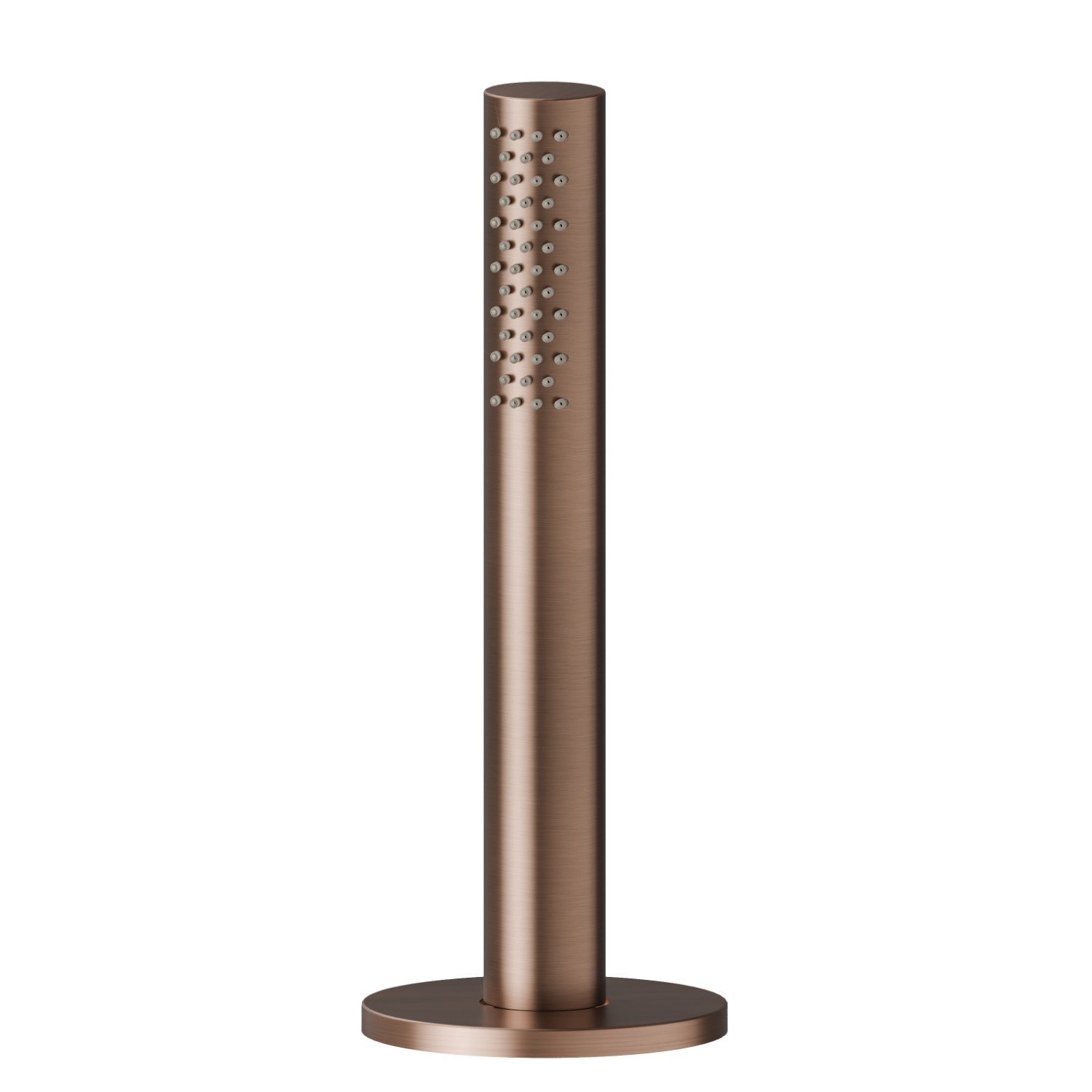 Complete hand shower set for deck-mounted set - finish PVD Brushed Copper Bronze