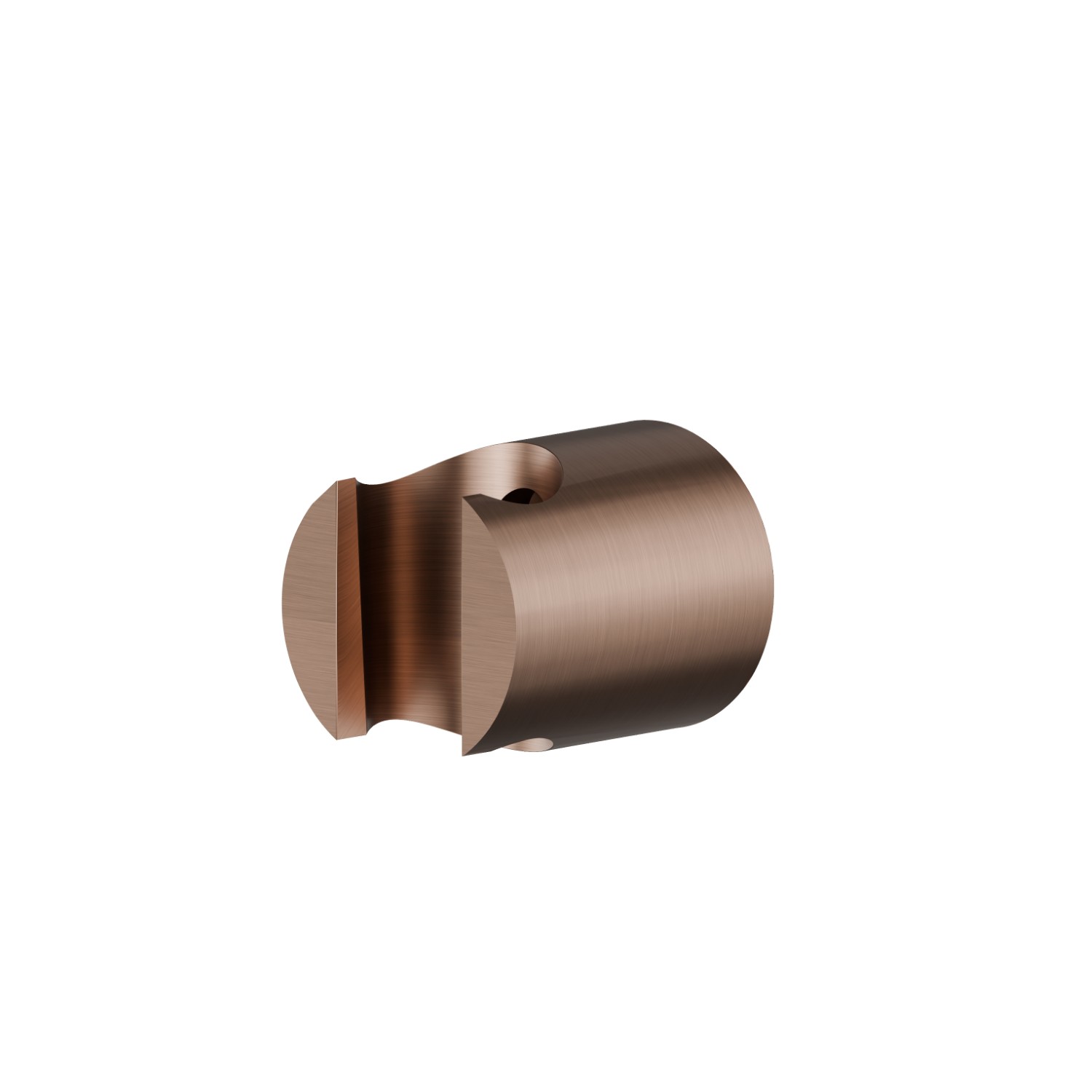 Stainless steel fixed wall shower holder - finish PVD Brushed Copper Bronze