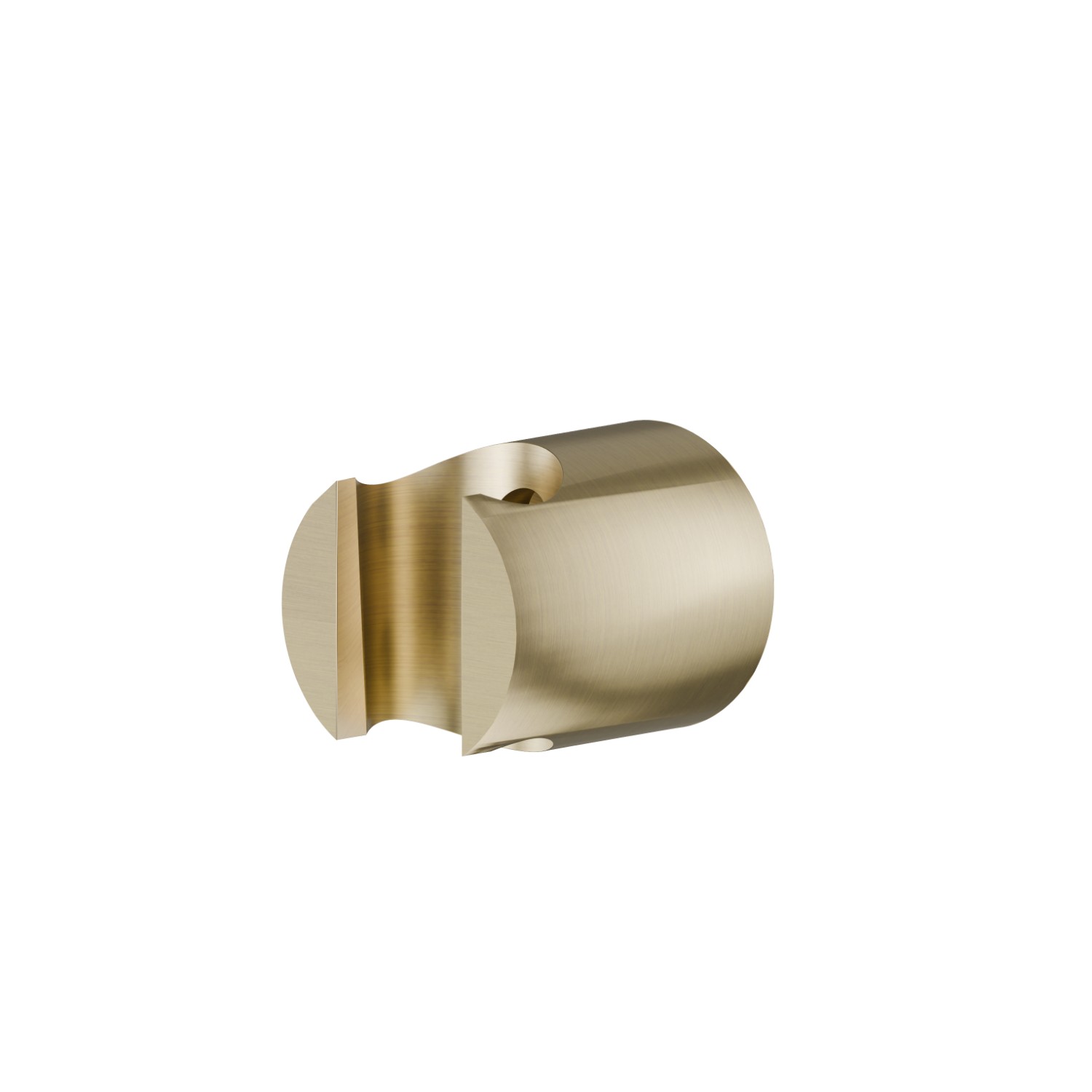 Supporto fisso in acciaio inox per doccetta. - finitura PVD Brushed Pale Gold