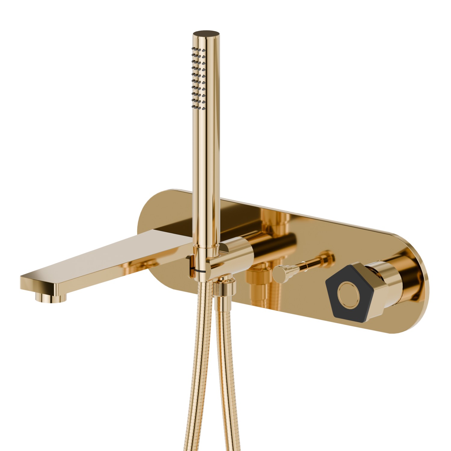 Bath group - finish PVD Glossy Gold - Matt Black