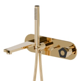 Bath group - finish PVD Glossy Gold - Matt Black