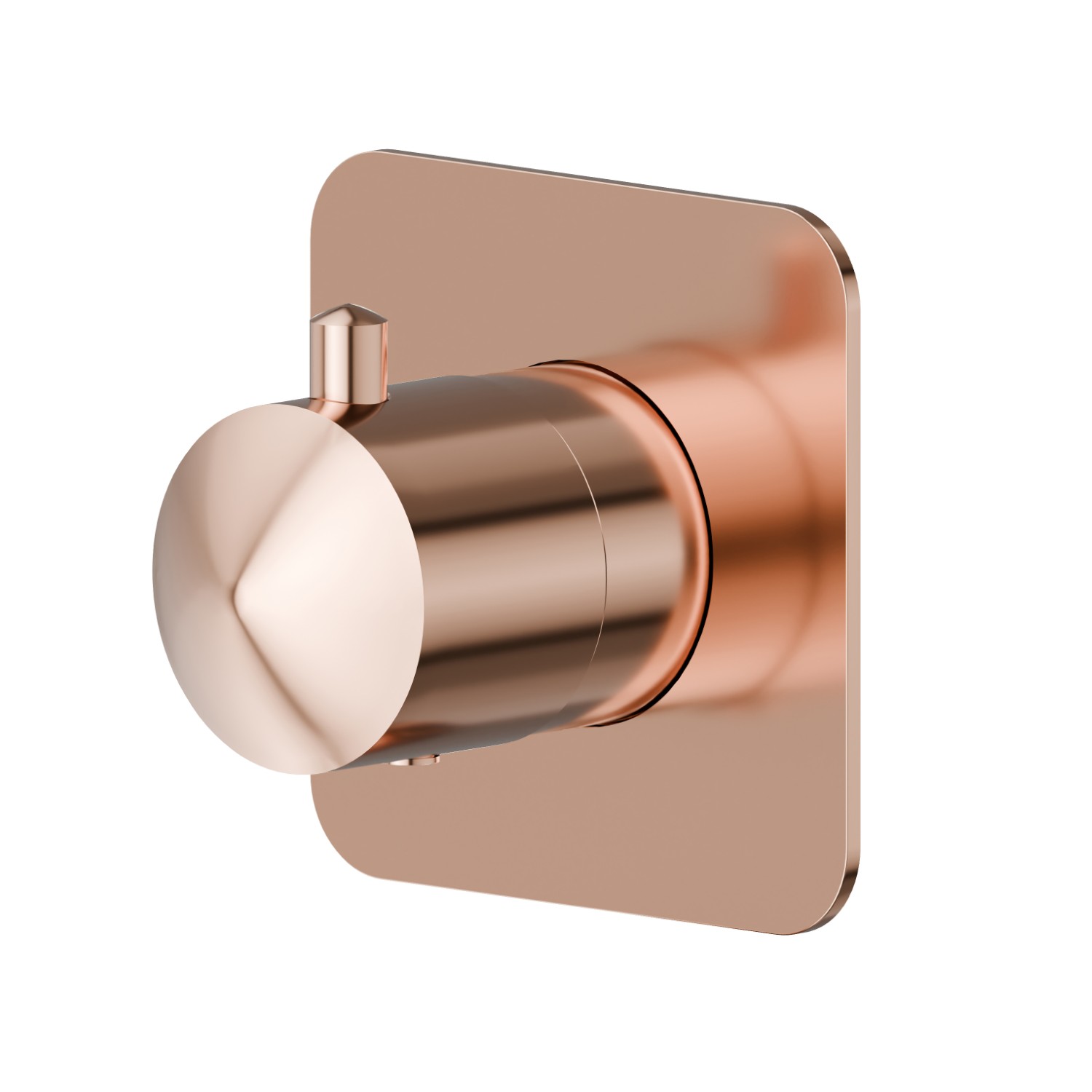 Stop valve. External part - finish PVD Copper Bronze