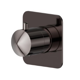 Stop valve. External part - finish PVD Gun Metal
