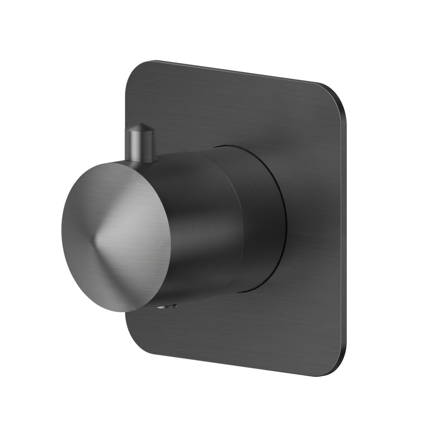 Stop valve. External part - finish PVD Brushed Gun Metal