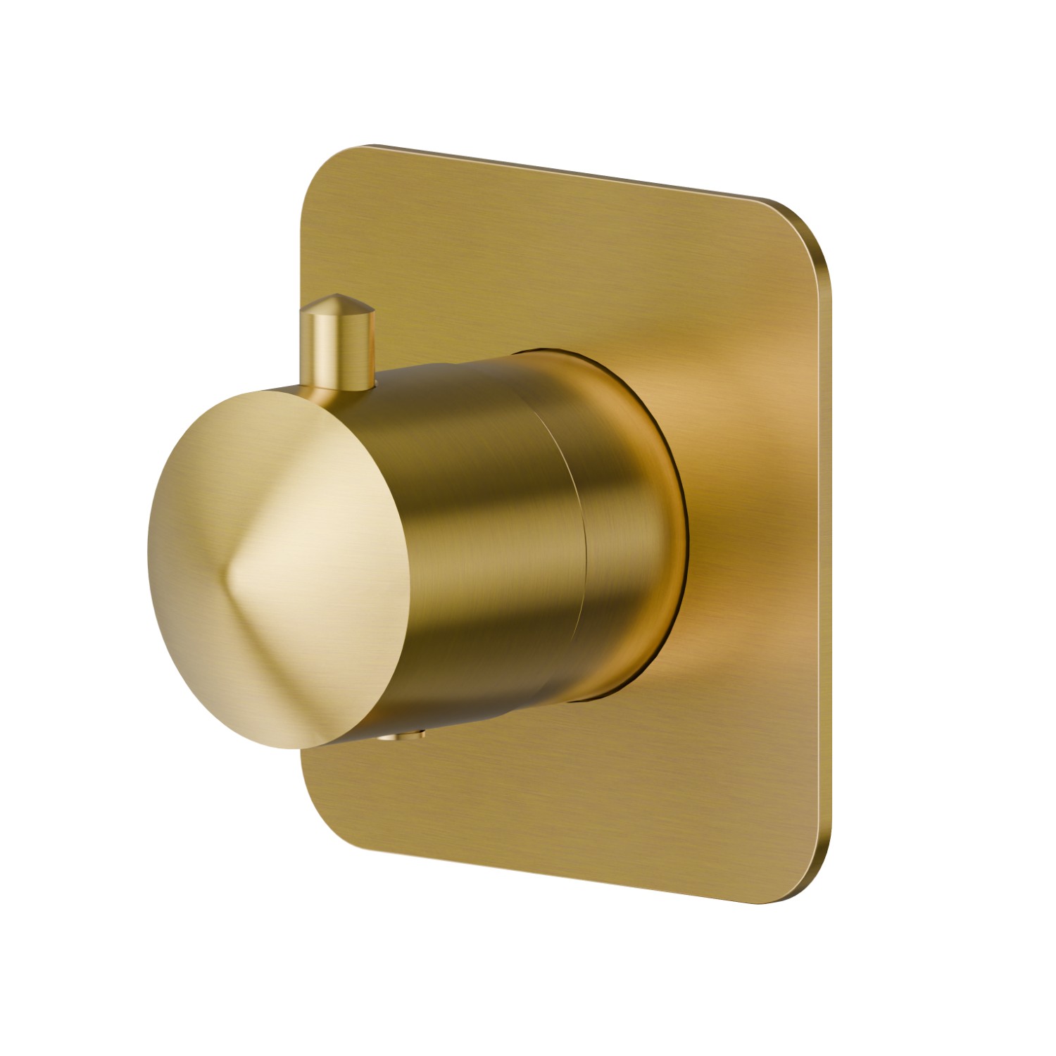 Stop valve. External part - finish PVD Brushed Gold