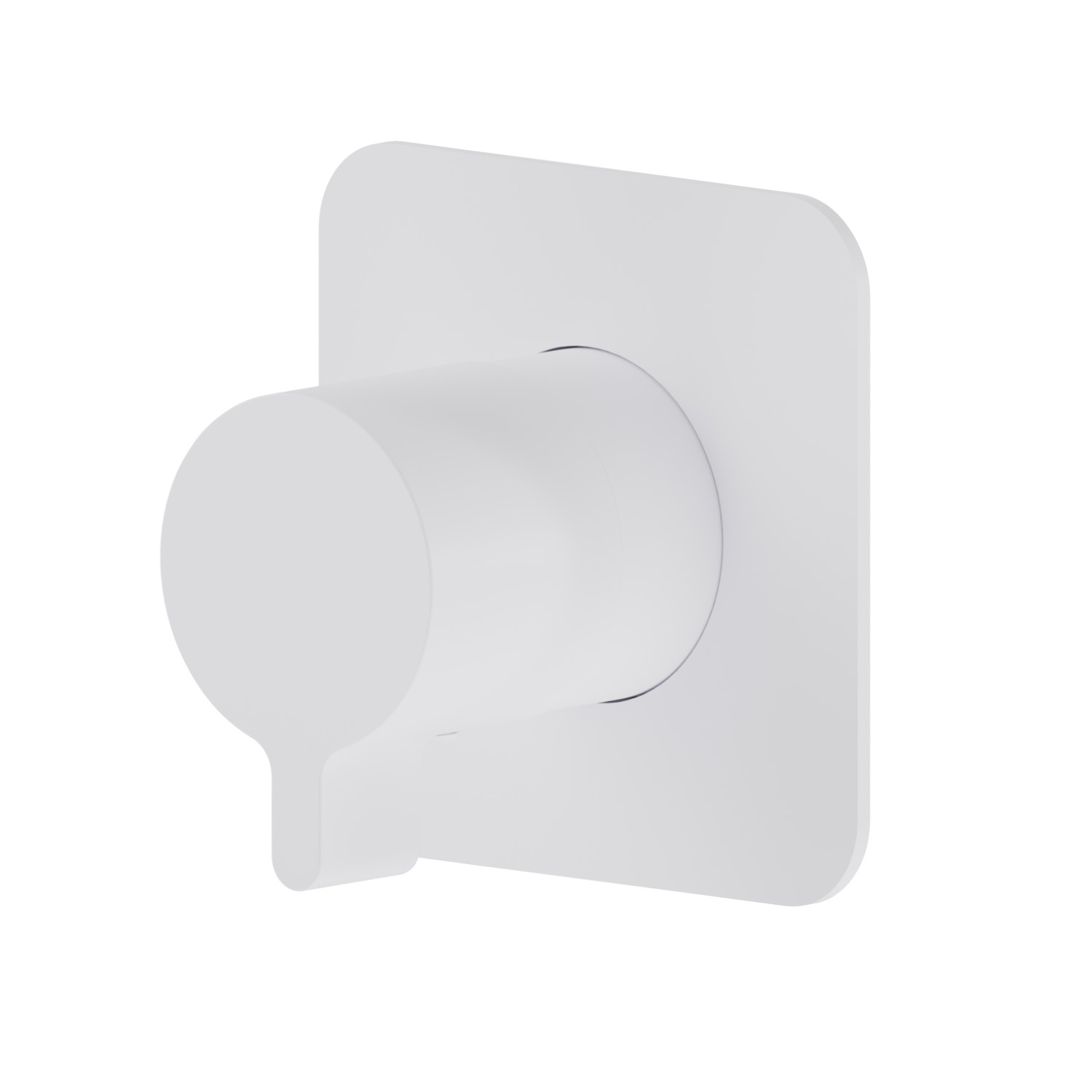 Stop valve. External part - finish Matt White