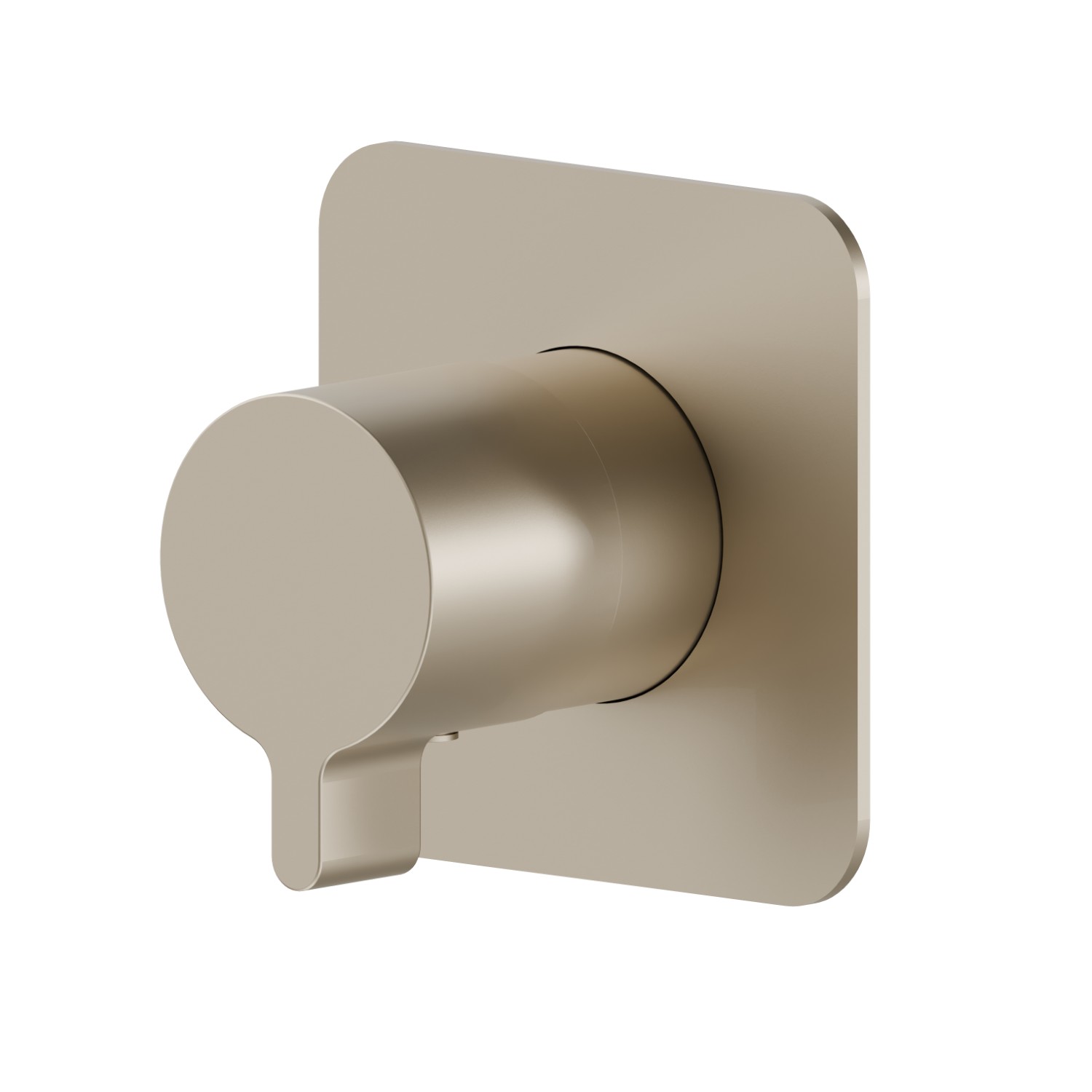 Stop valve. External part - finish Gold Satin