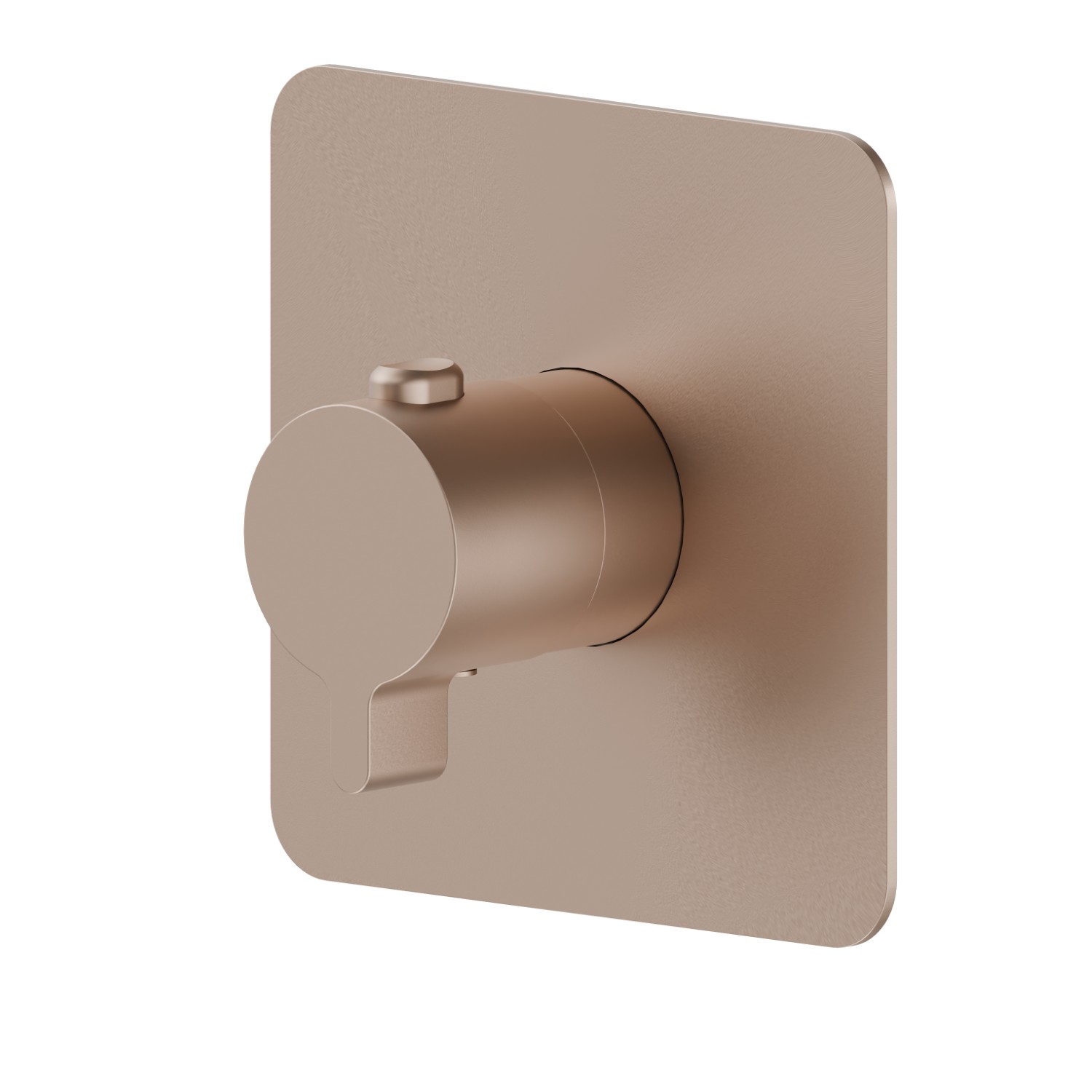 Thermostatic concealed mixer, to combine with a stop valve.
External part - finish Copper Satin