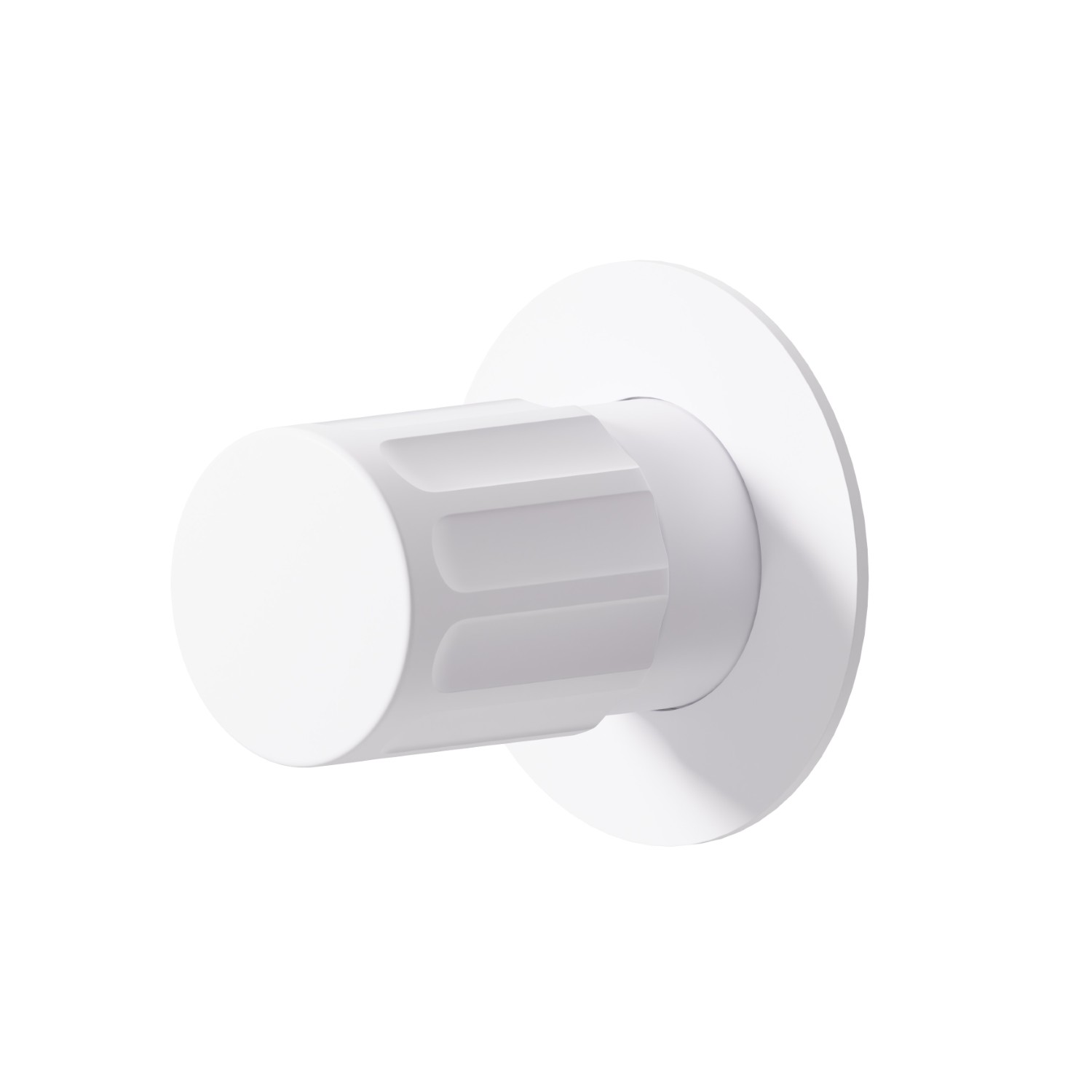 Diverter. External part - finish Matt White