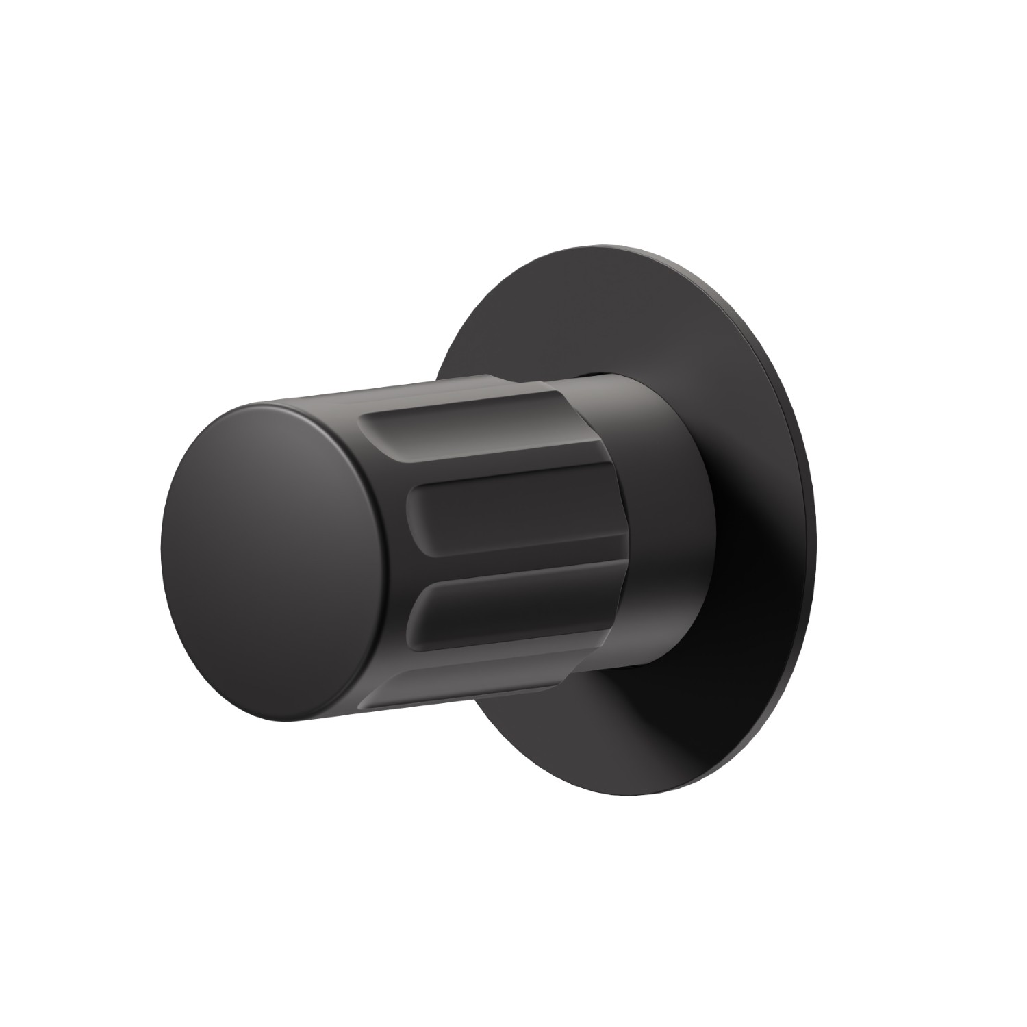 Diverter. External part - finish Matt Black