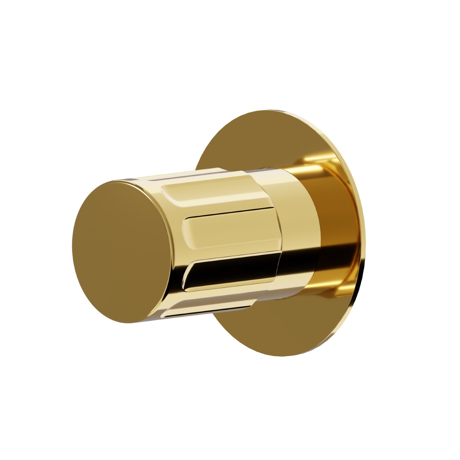 Diverter. External part - finish PVD Glossy Gold