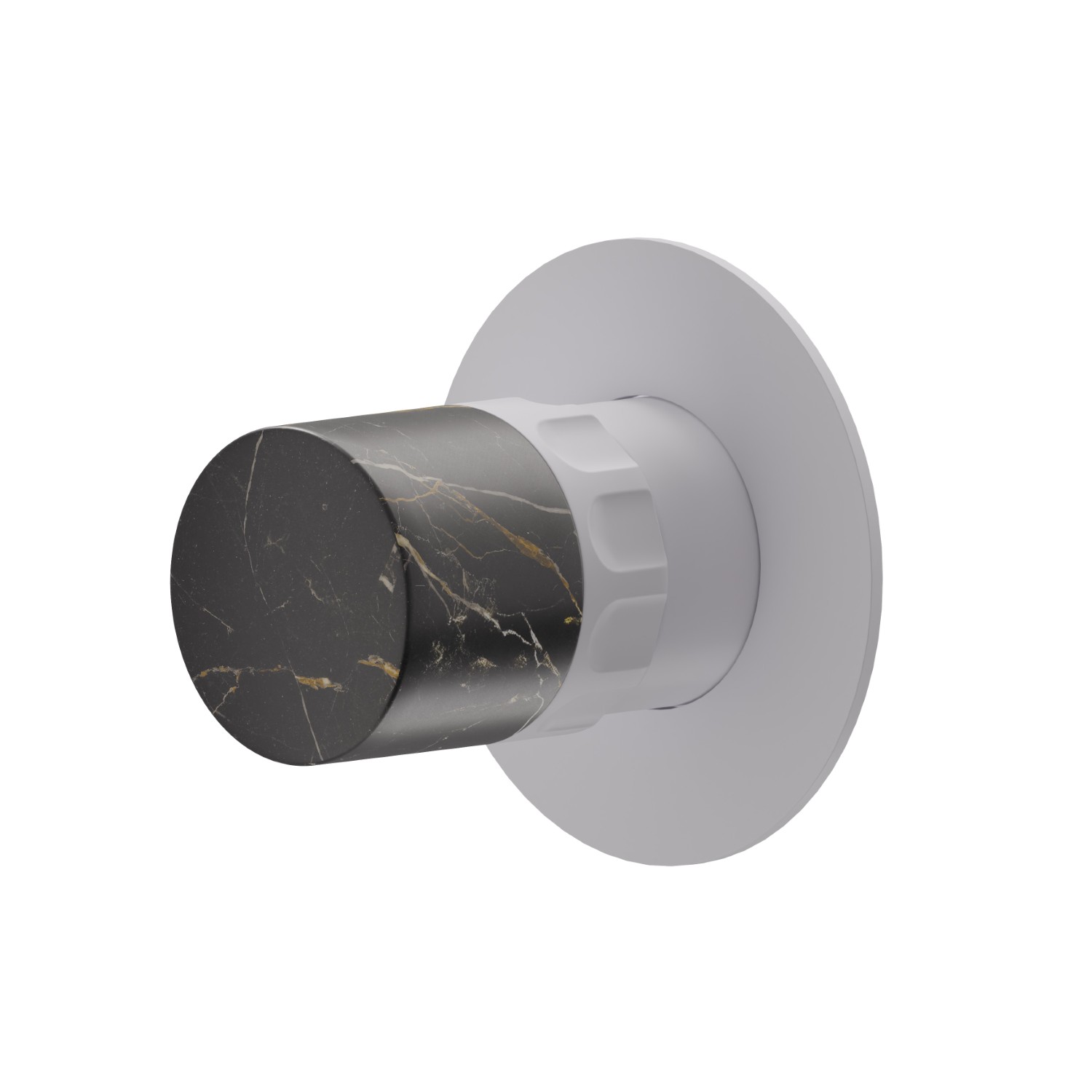 Stop valve. External part - finish Matt White