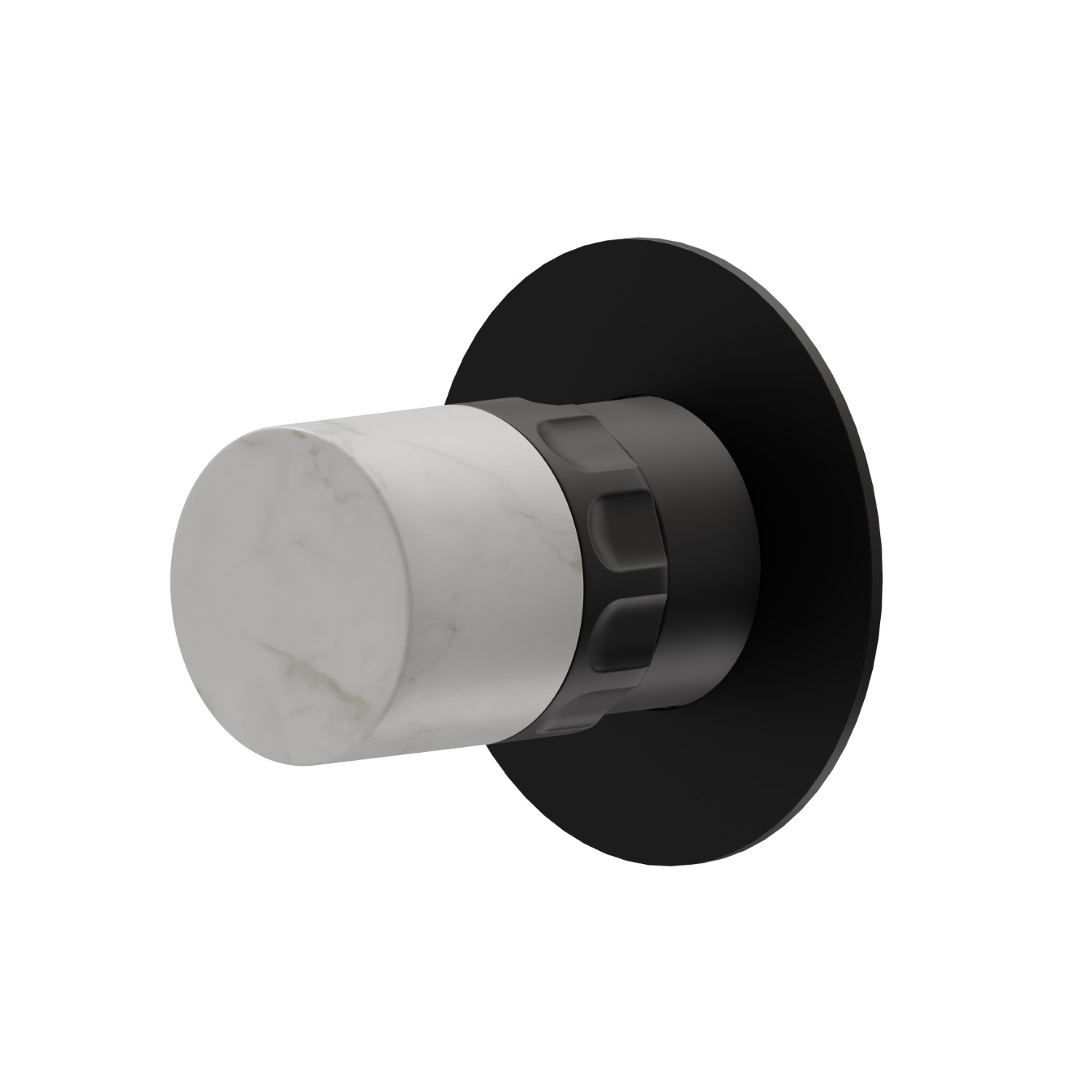 Diverter. External part - finish Matt Black