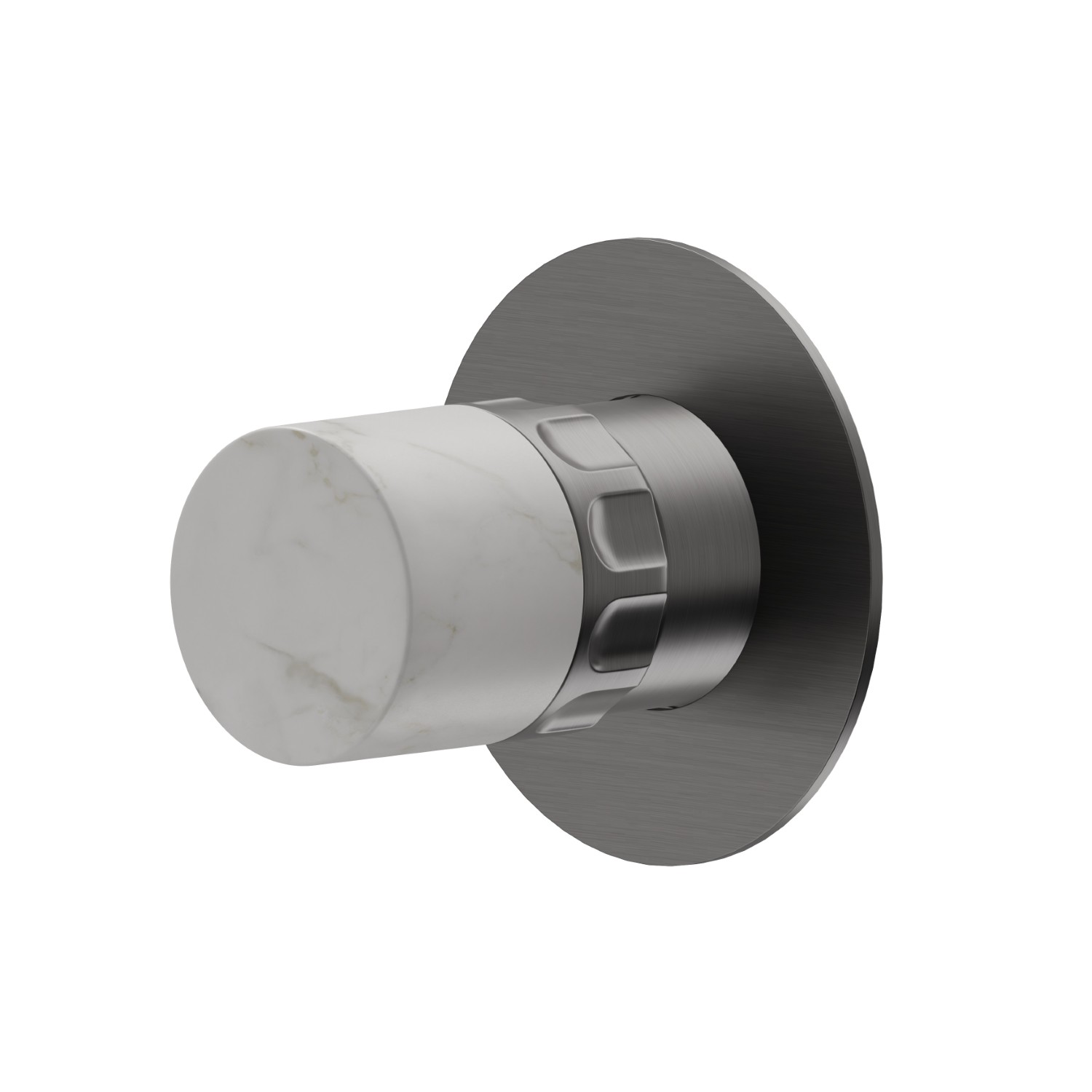 Inverseur. Façade murale - finition PVD Brushed Gun Metal