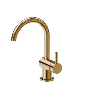 Single lever basin mixer - finish PVD Glossy Gold
