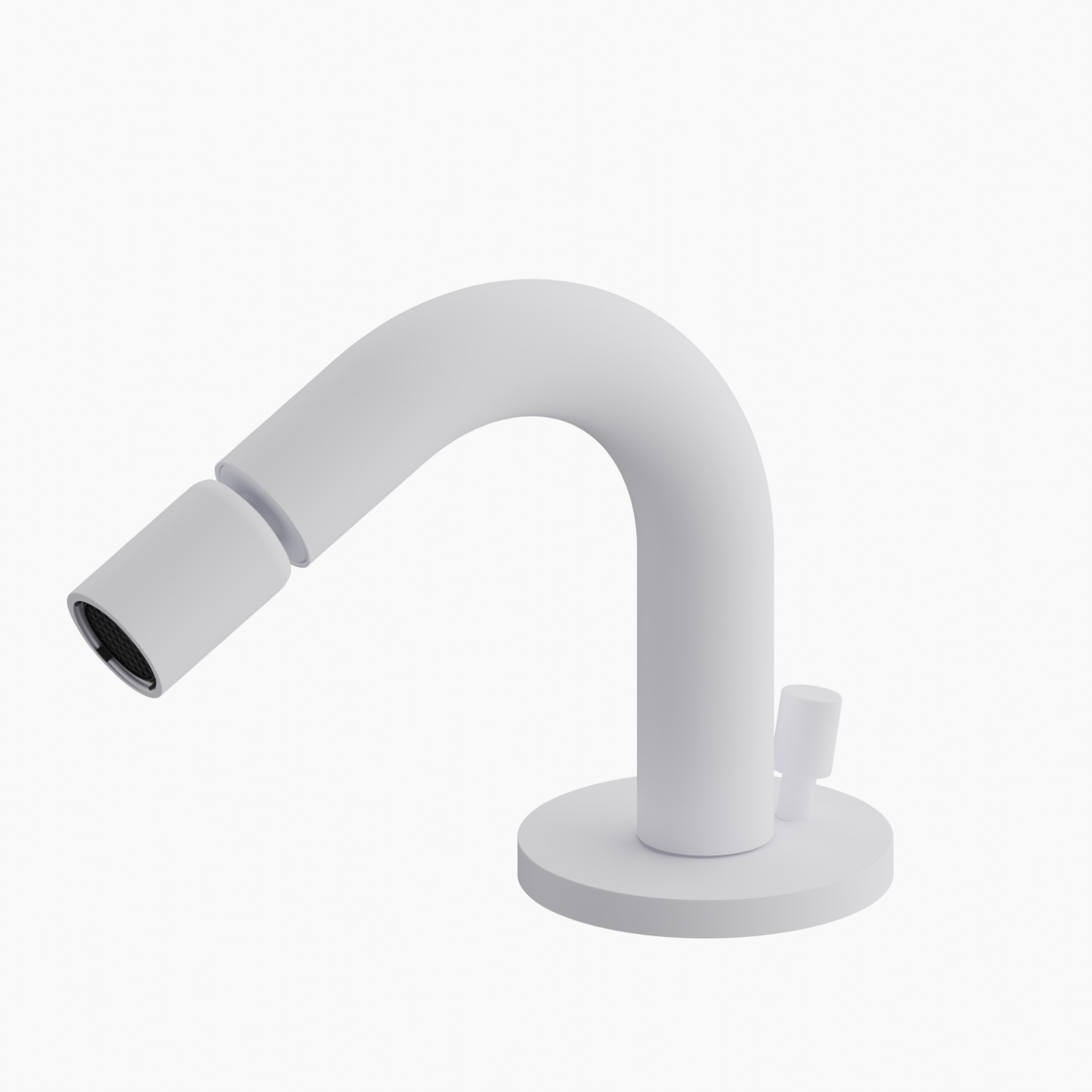 Bidet spout - finish Matt White