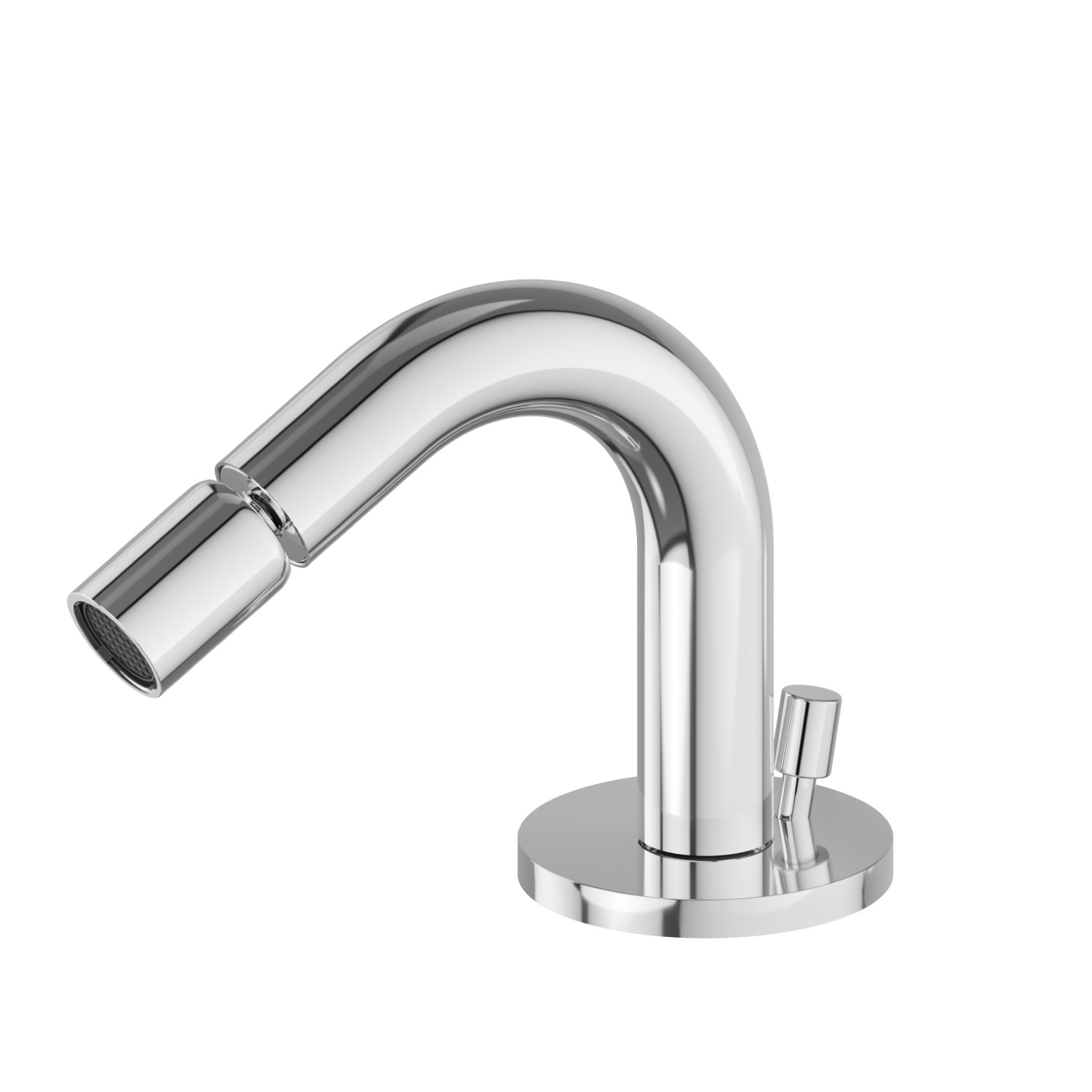 Bidet spout - finish Chrome