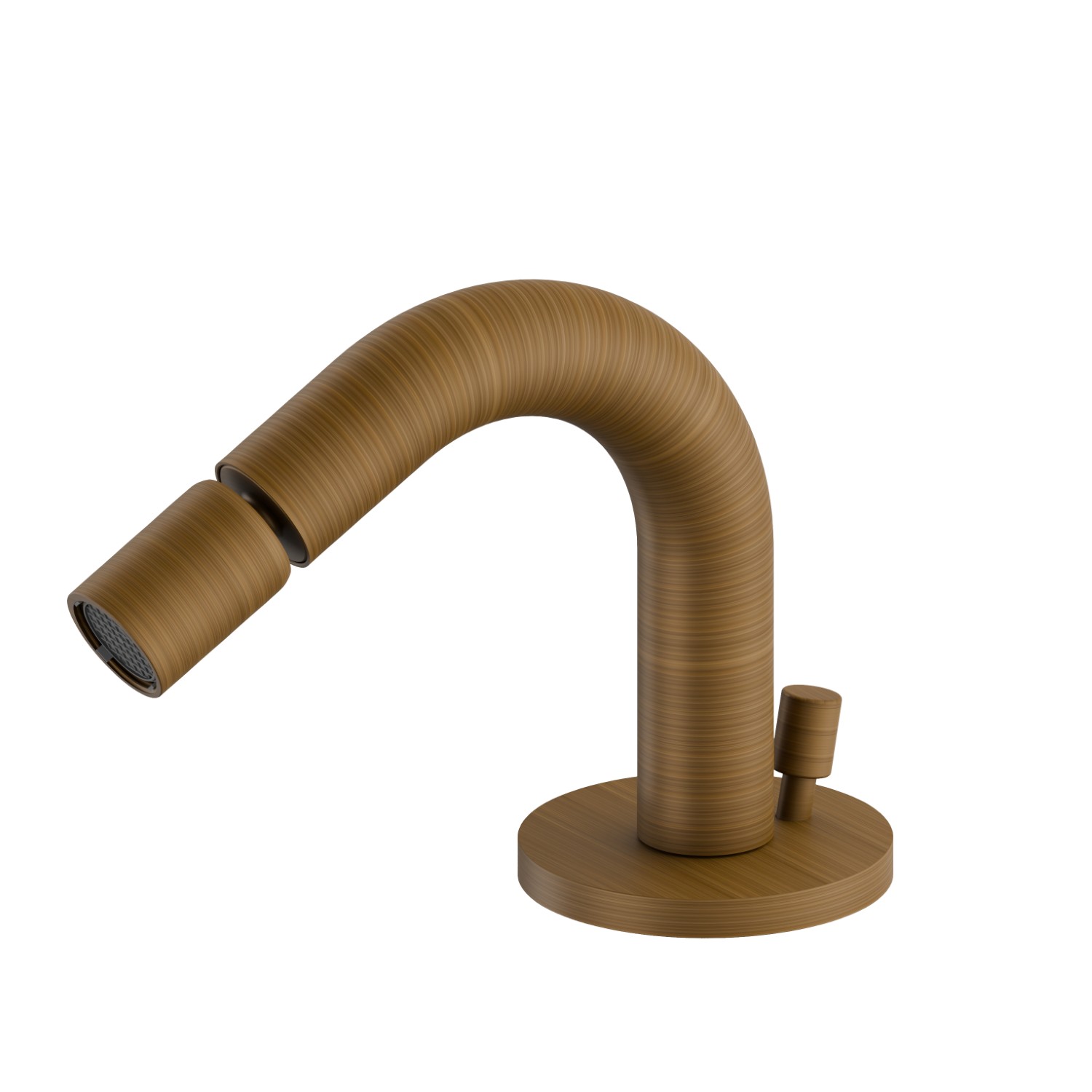 Bidet spout - finish Groove Bronze