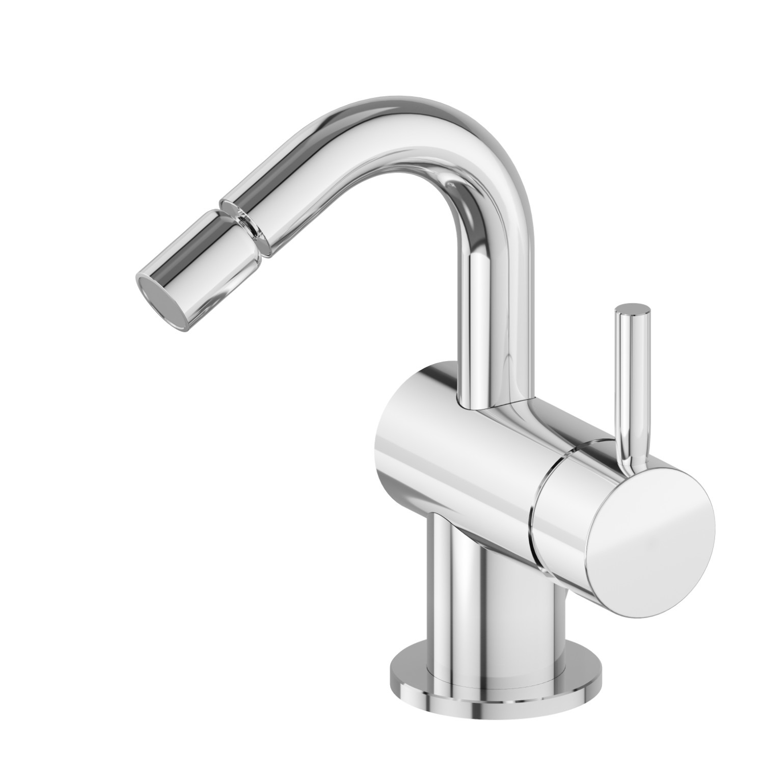 Single lever bidet mixer - finish Chrome