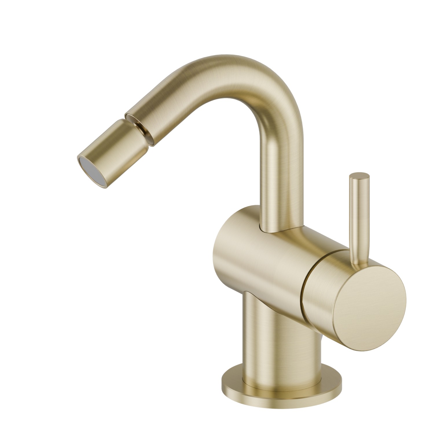 Miscelatore monocomando per bidet - finitura PVD Brushed Pale Gold