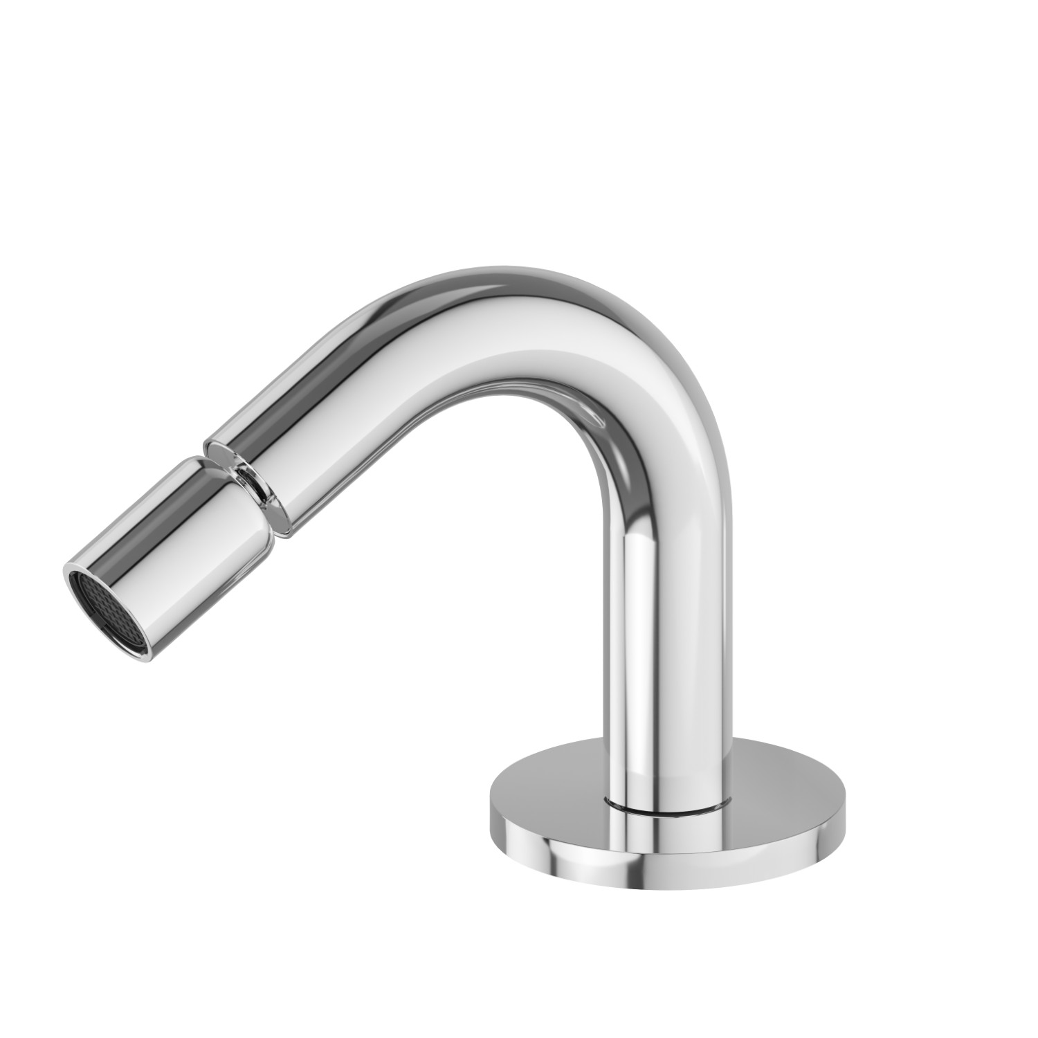 Bidet spout - finish Chrome