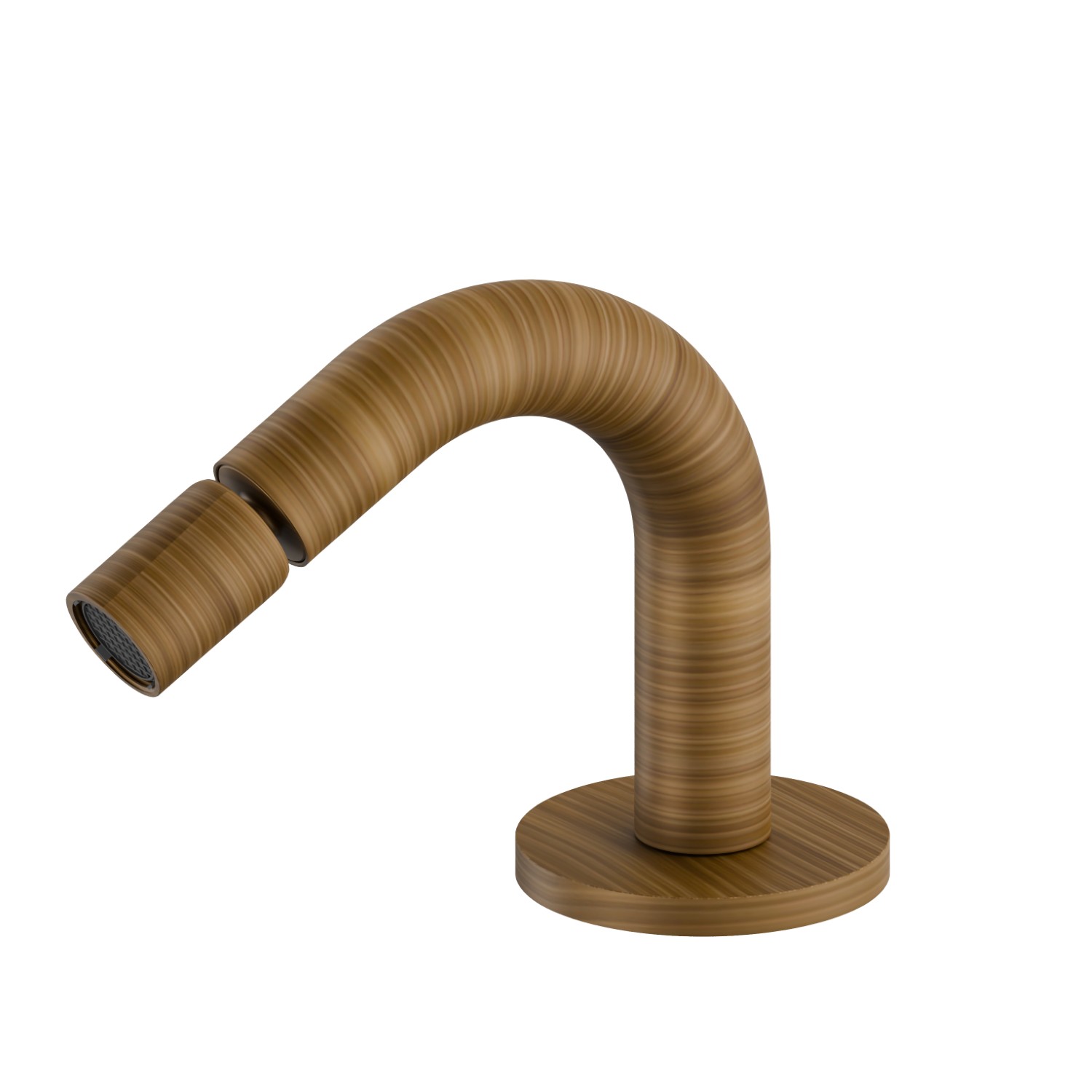 Bidet spout - finish Groove Bronze
