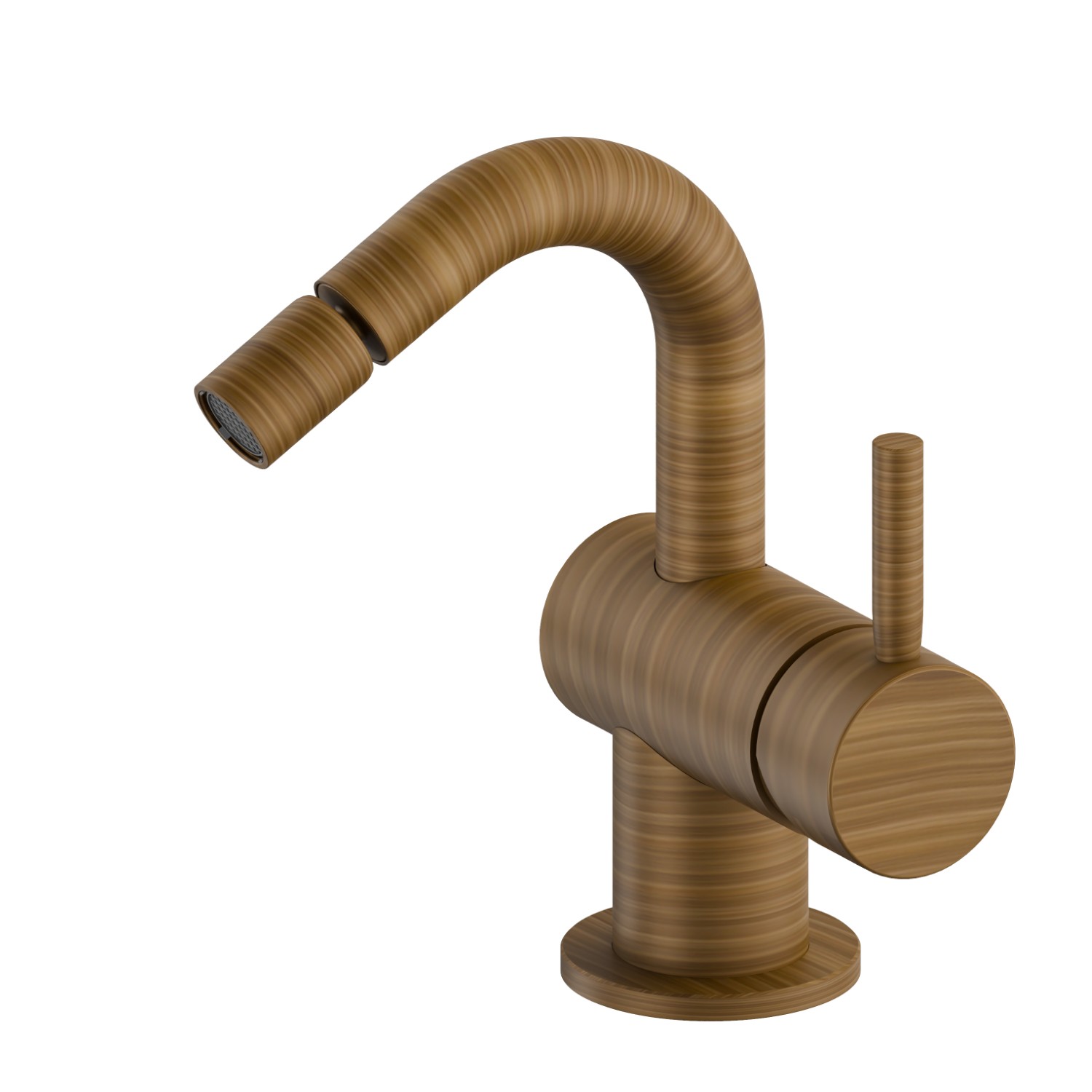 Einhebel-Mischbatterie für Bidet - oberfläche Groove Bronze