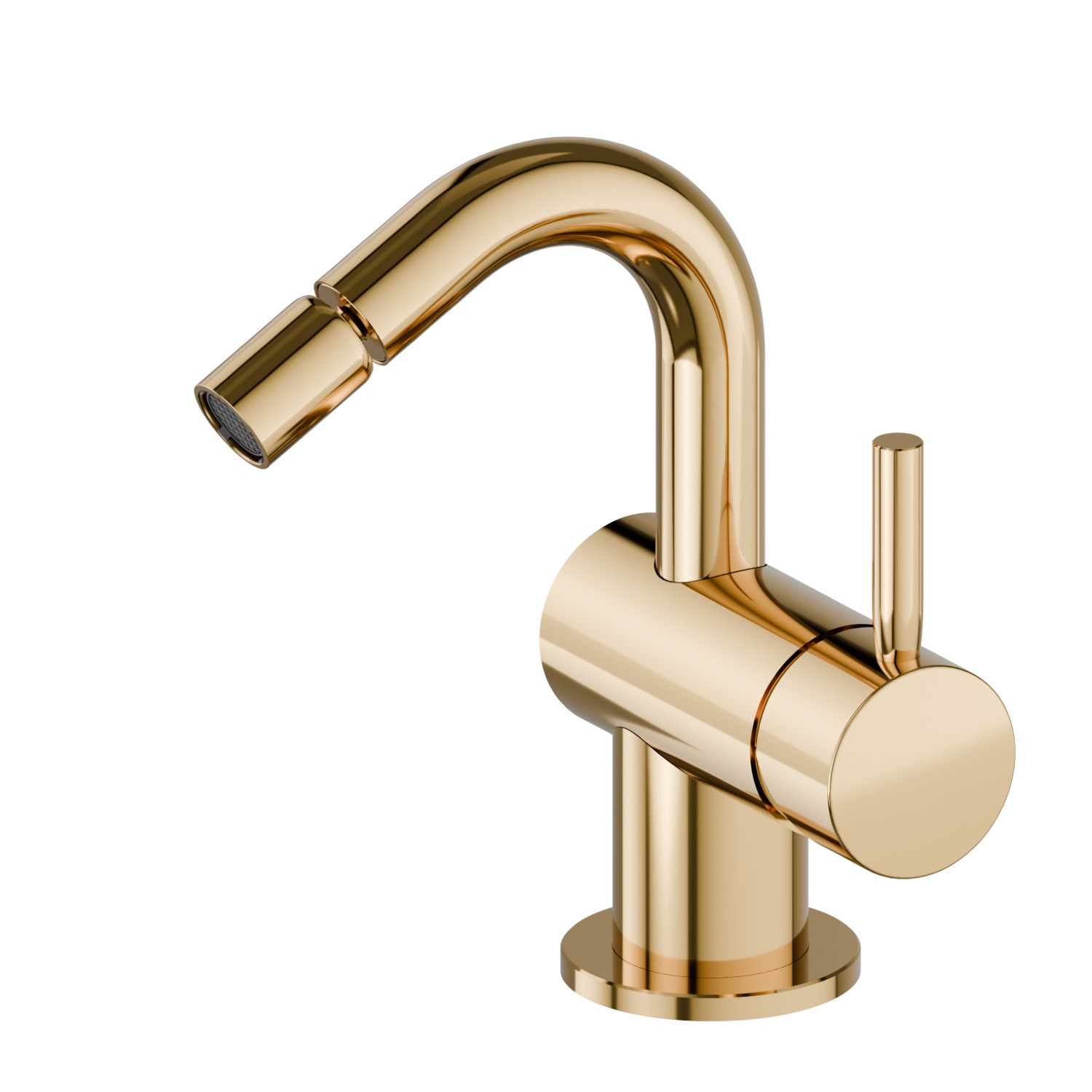 Einhebel-Mischbatterie für Bidet - oberfläche PVD Glossy Gold