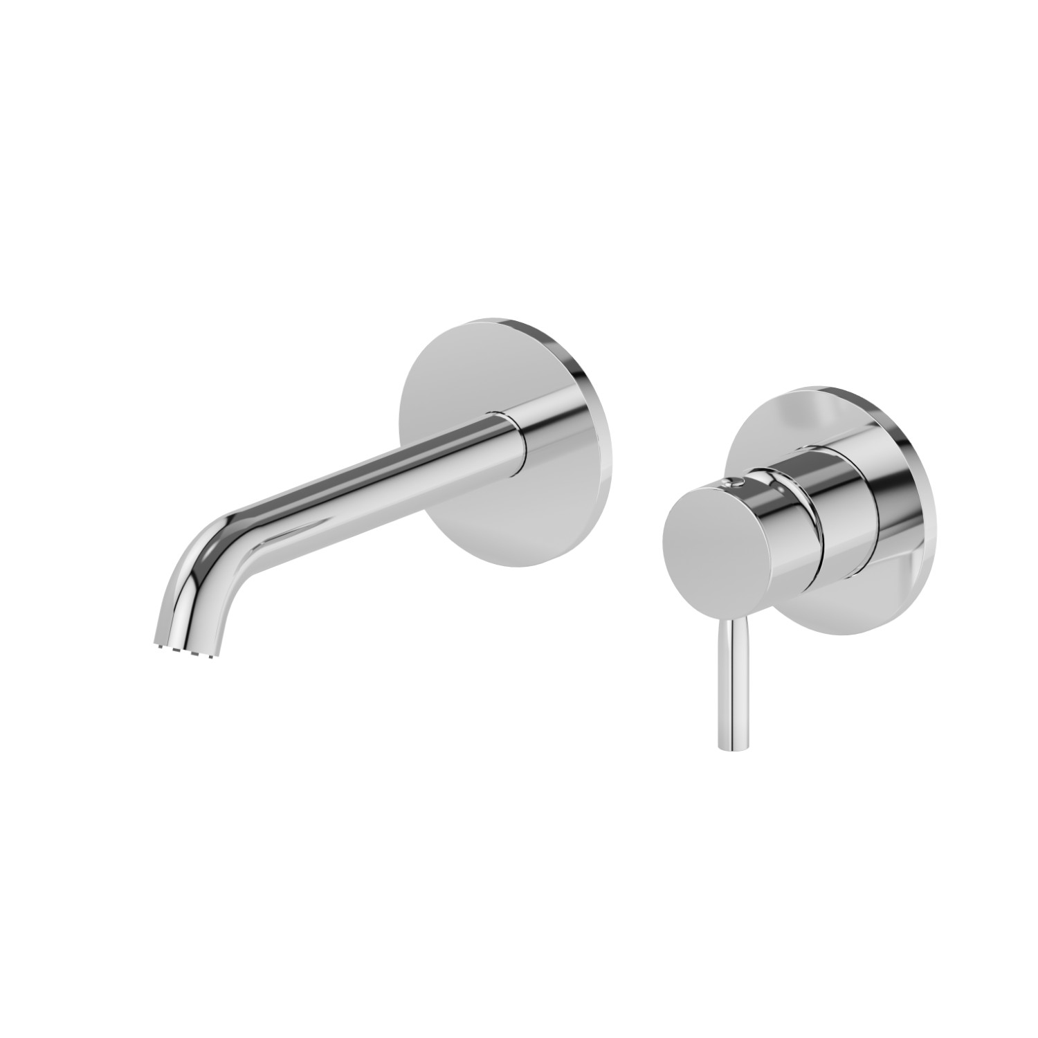 Single lever wall mixer group - finish Chrome