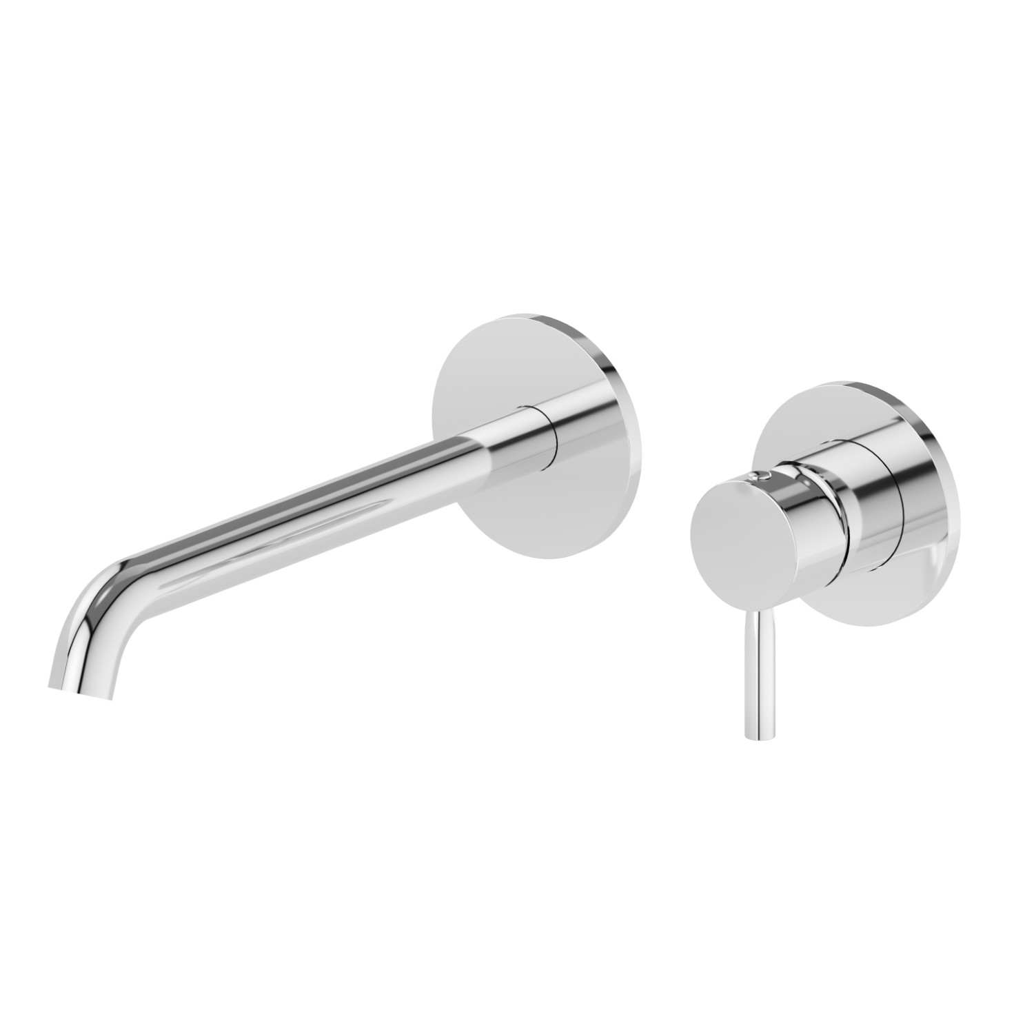 Single lever wall mixer group - finish Chrome