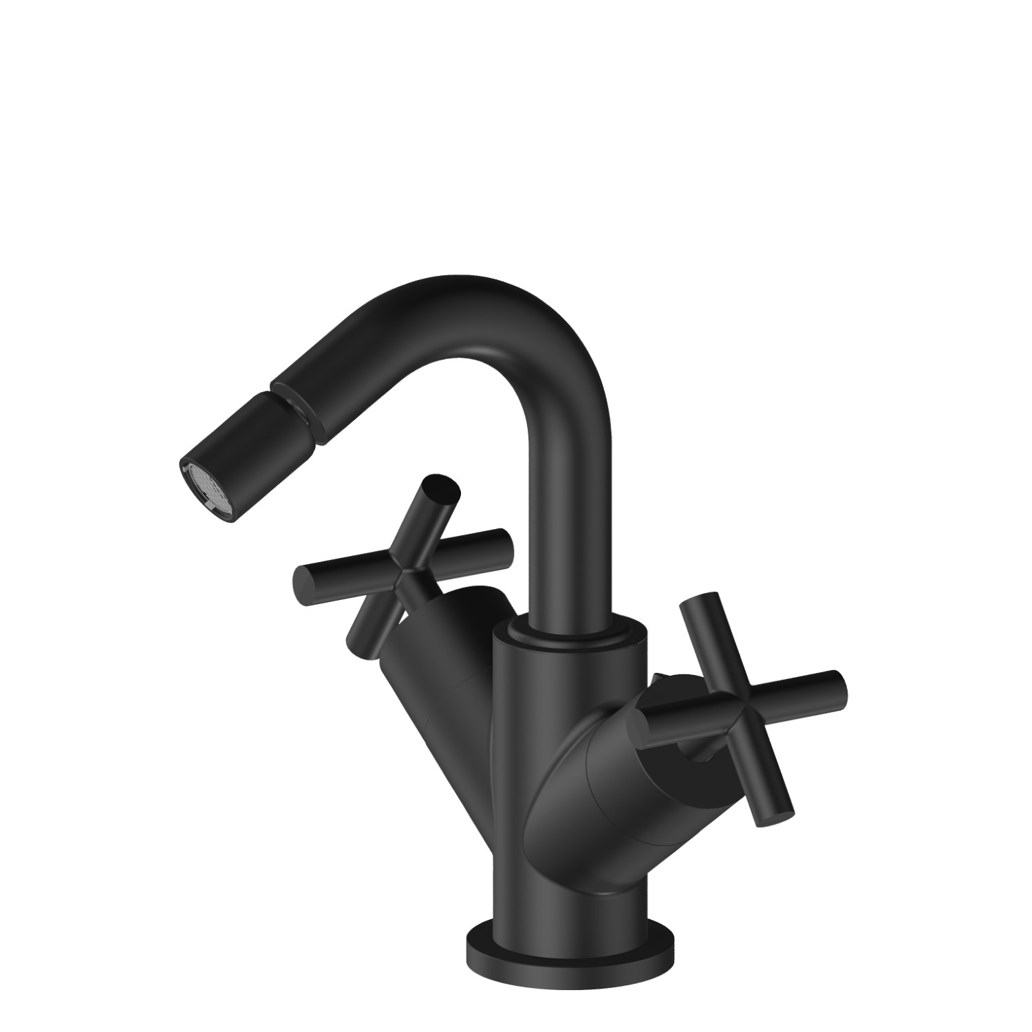 Single hole bidet group - finish Matt Black