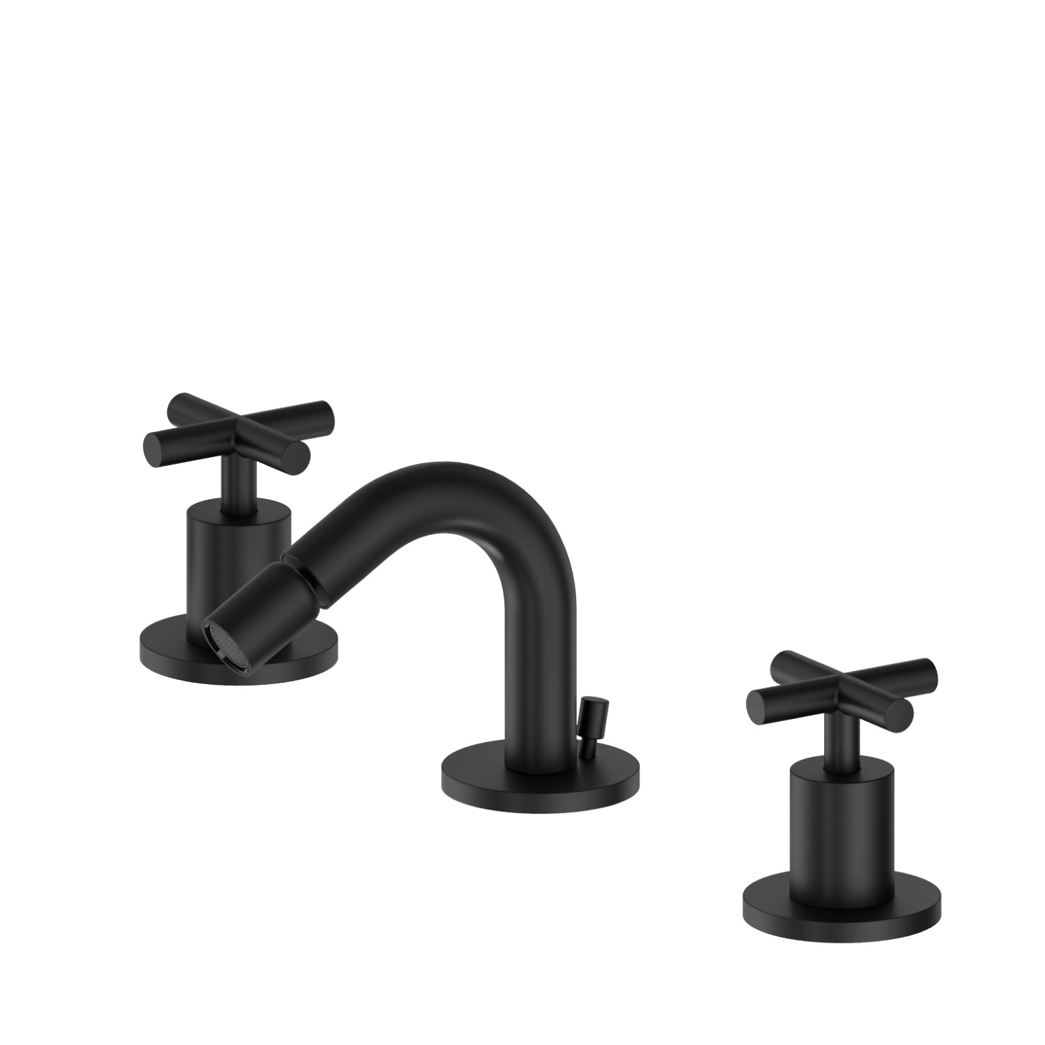 3-hole bidet group - finish Matt Black