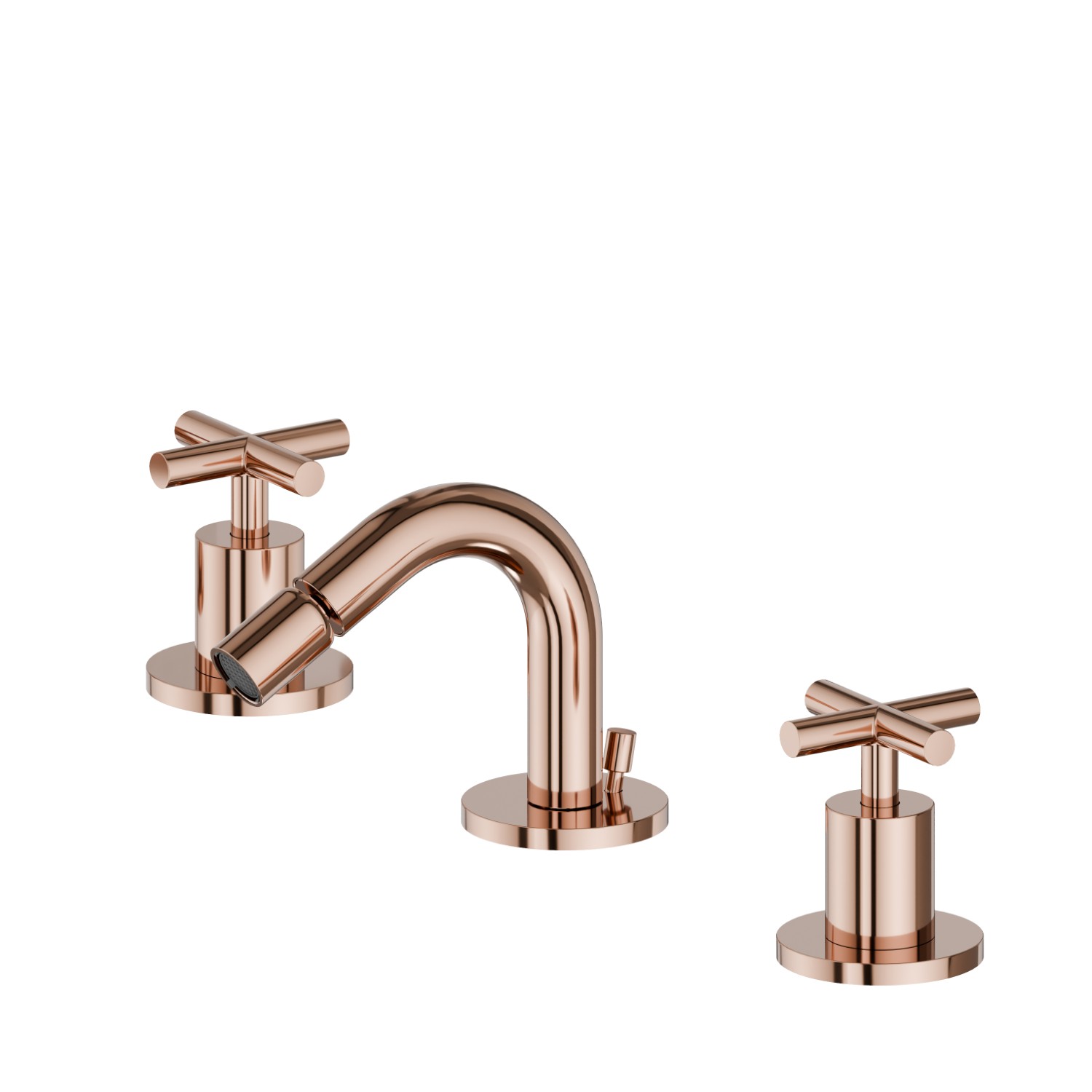 3-hole bidet group - finish PVD Copper Bronze