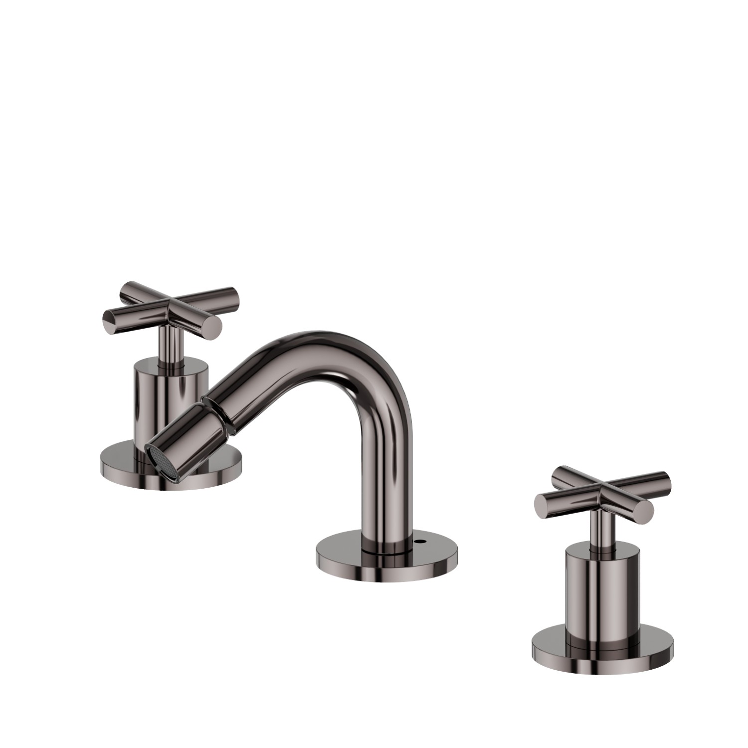 3-hole bidet group - finish PVD Gun Metal