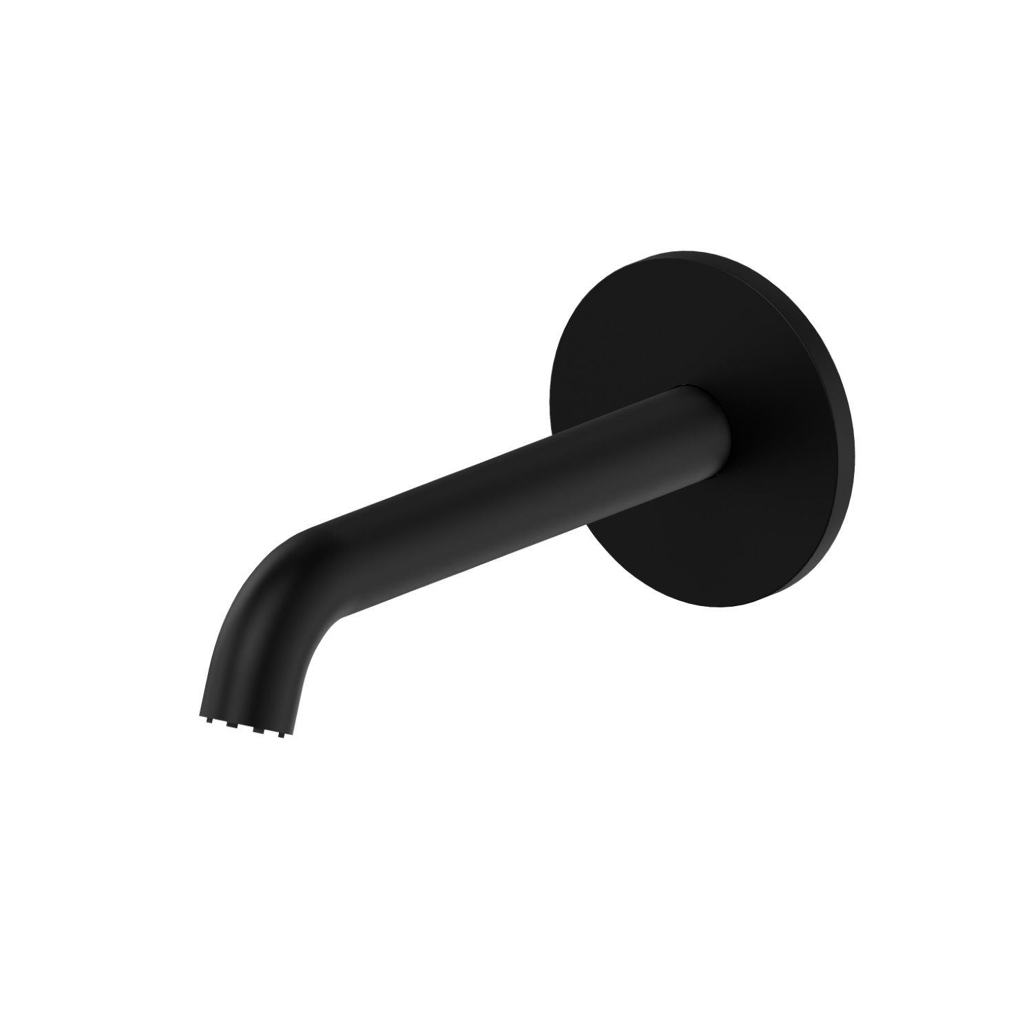 Wall spout for basin group with 1/2” connection - finish Matt Black