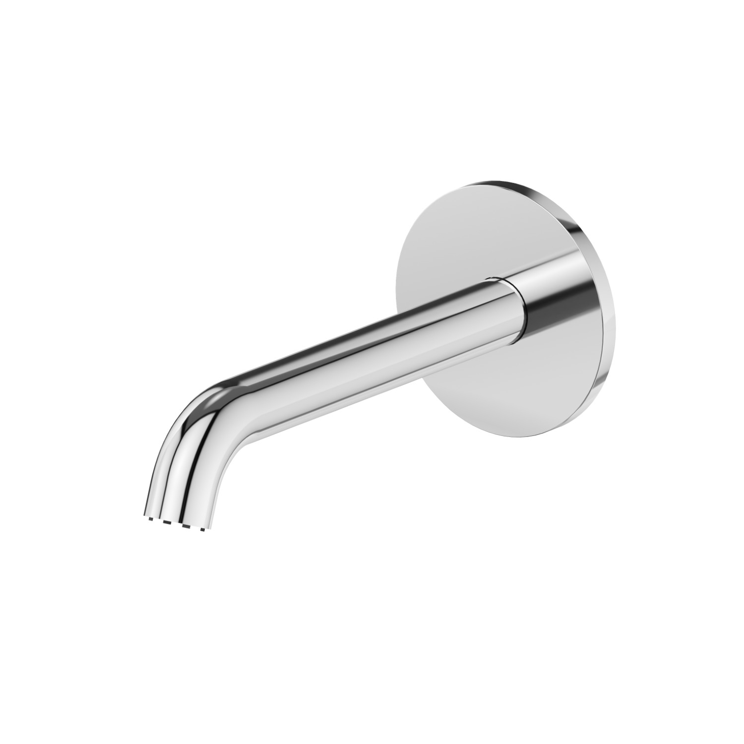 Wandmontierter Auslauf für Waschbecken mit 1/2”-Anschluss - oberfläche Chrom