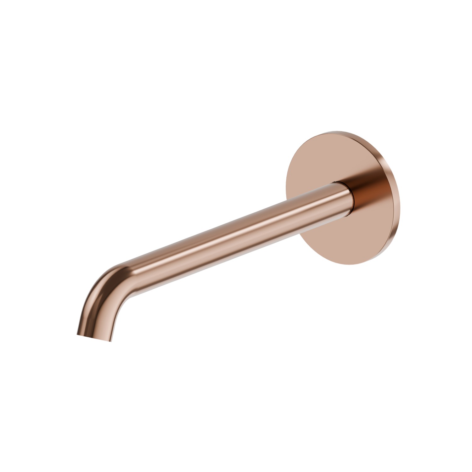 Wall spout for basin group with 1/2” connection - finish PVD Copper Bronze