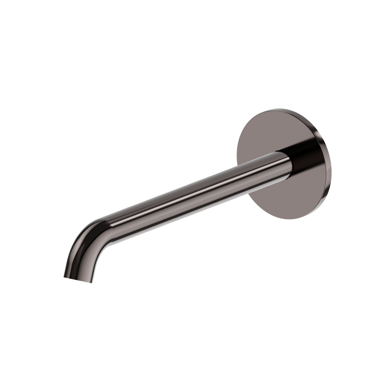 Wall spout for basin group with 1/2” connection - finish PVD Gun Metal