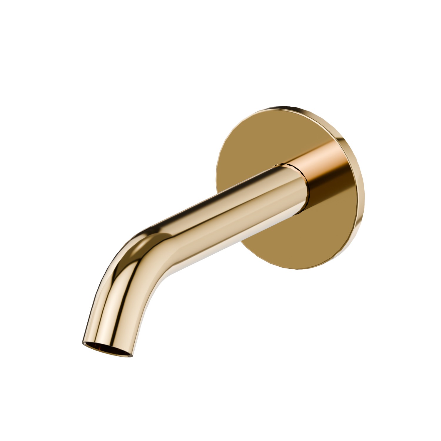 Wall spout for bath group with 3/4” connection - finish PVD Glossy Gold